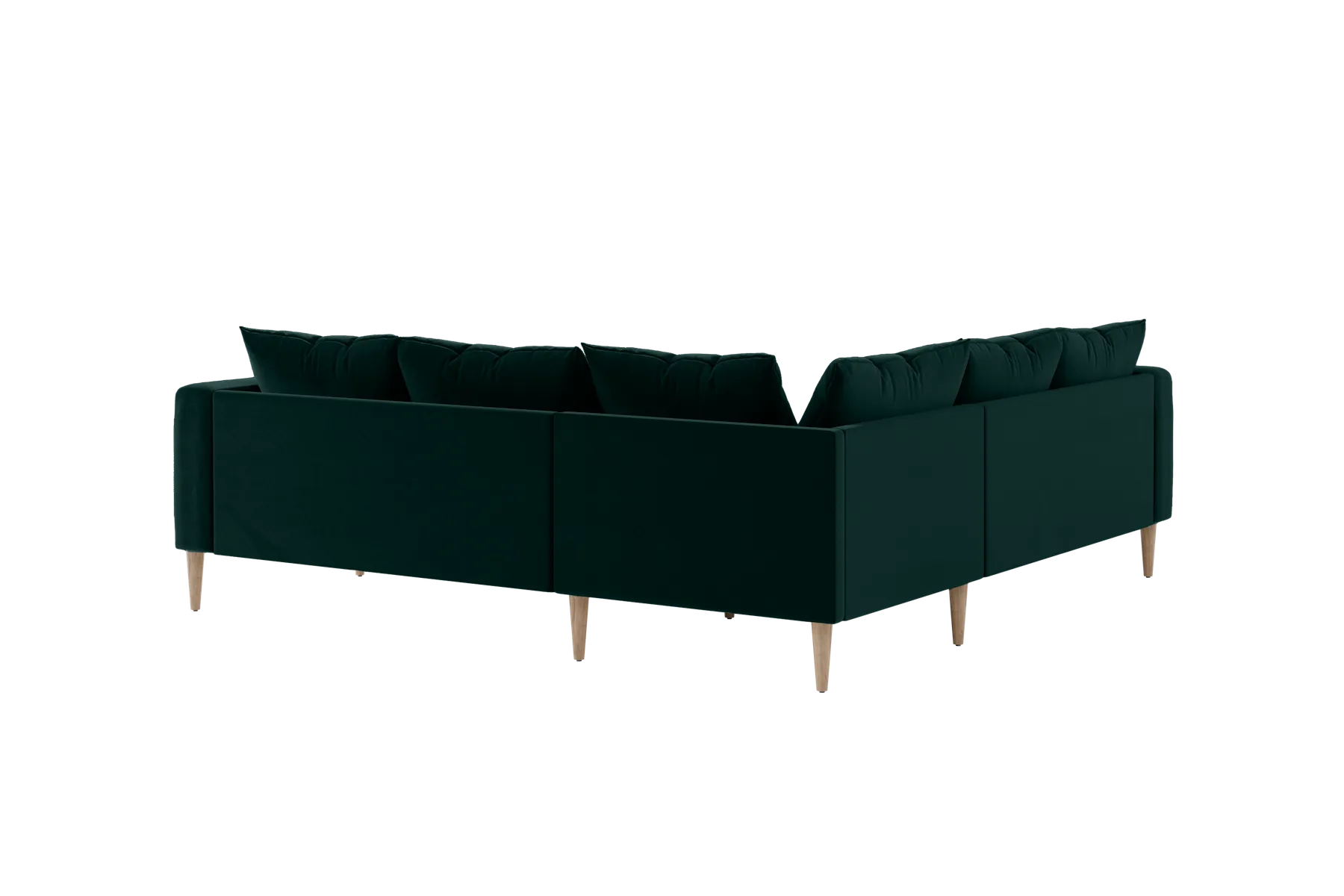 The Essential Corner Sectional (5 Seat) in Recycled Velvet