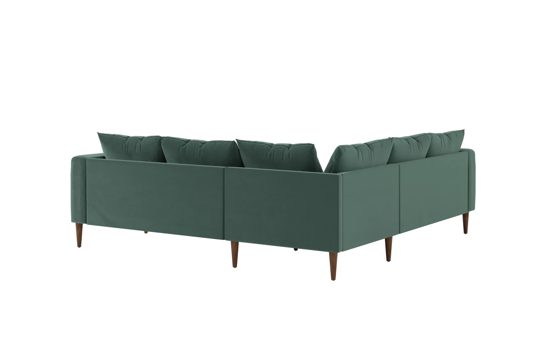 The Essential Corner Sectional (5 Seat) in Recycled Velvet