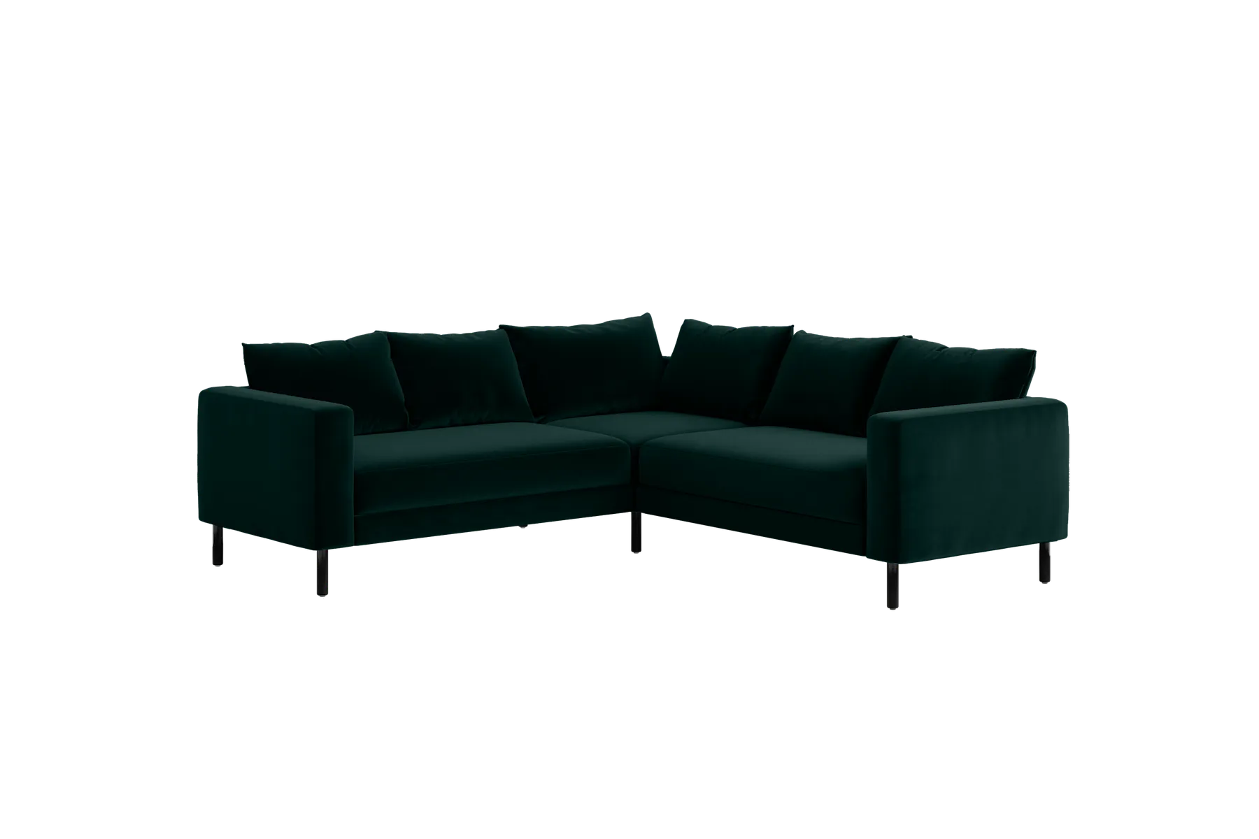 The Essential Corner Sectional (5 Seat) in Recycled Velvet
