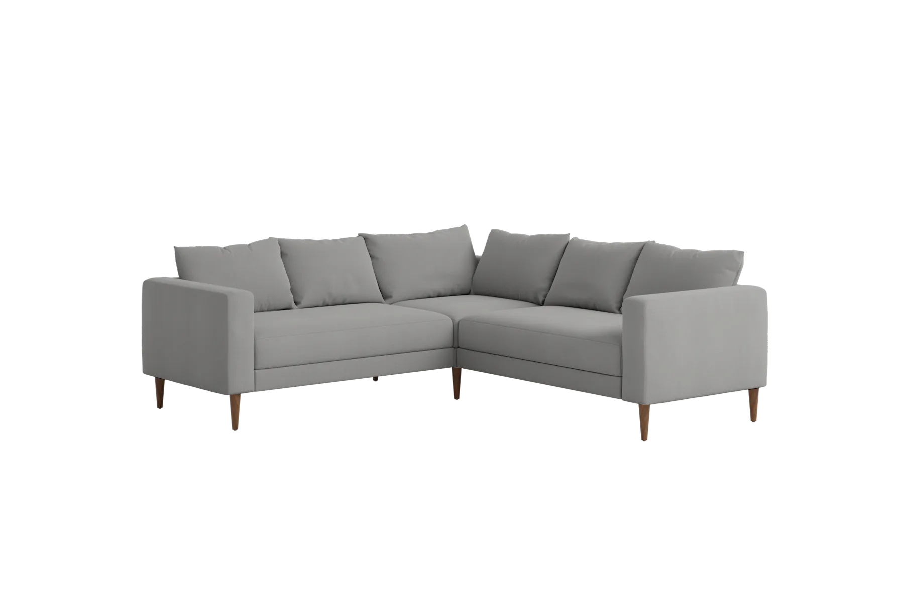 The Essential Corner Sectional (5 Seat) in Recycled Velvet