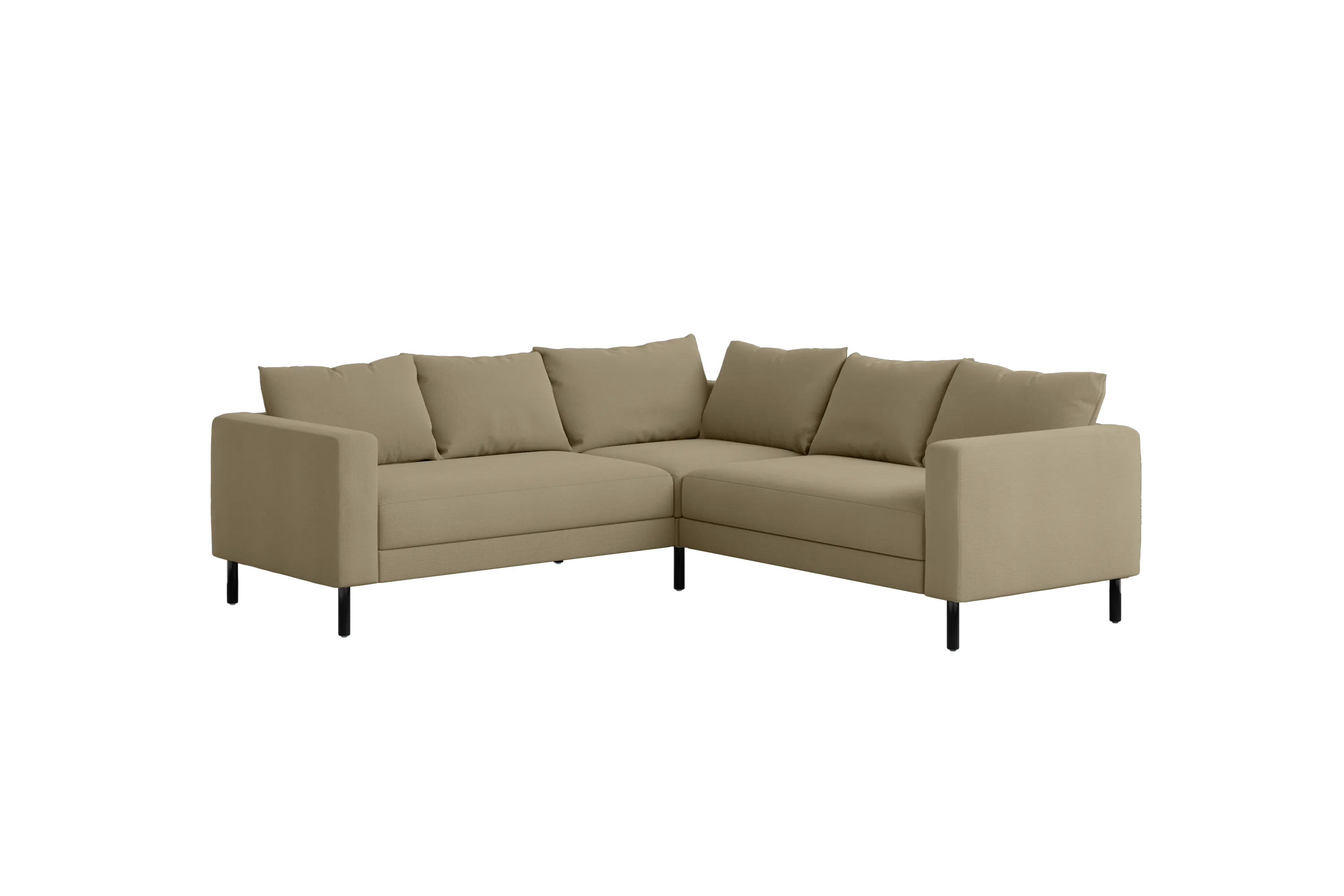 The Essential Corner Sectional (5 Seat) in Recycled Velvet
