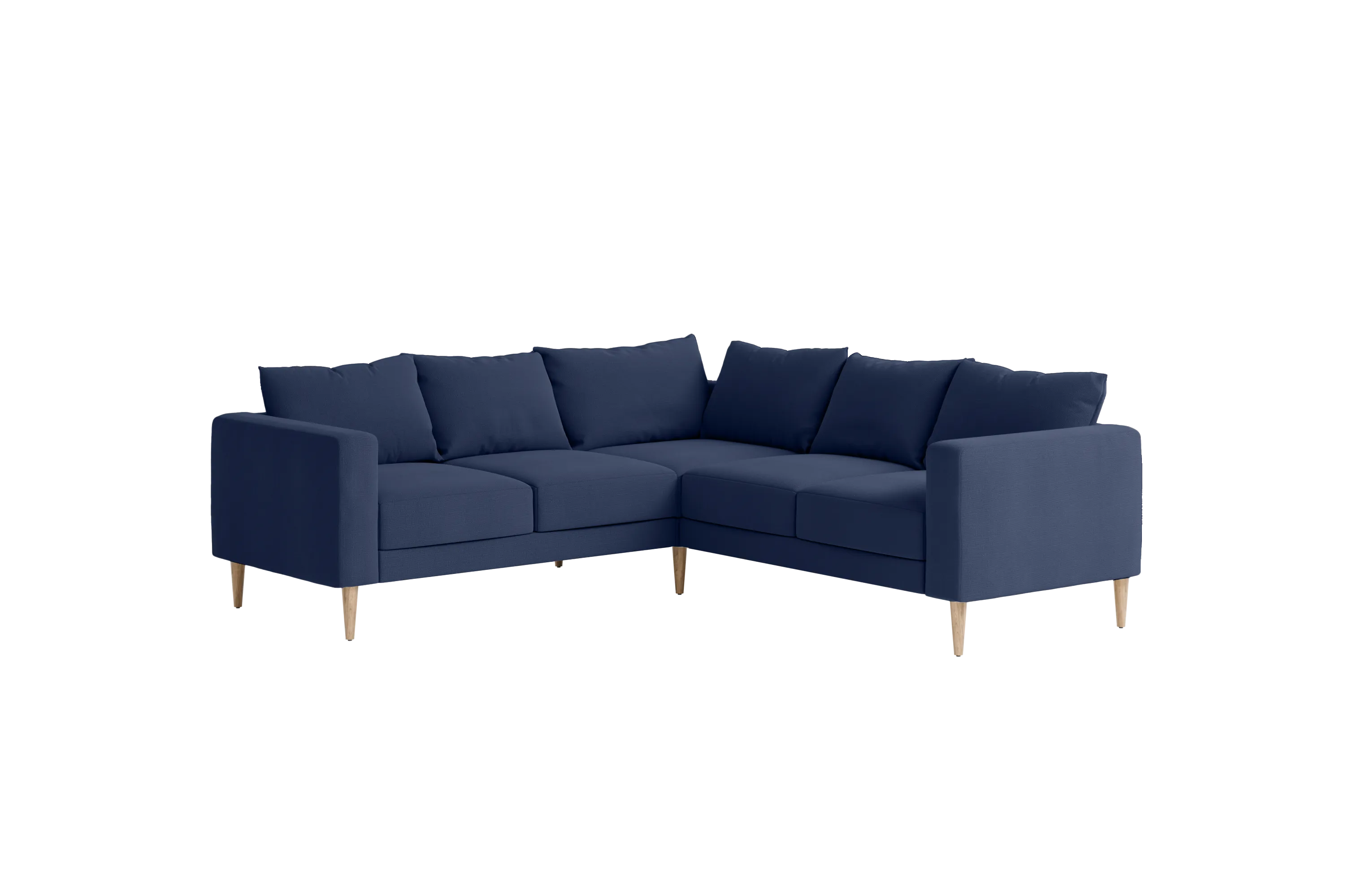 The Essential Corner Sectional (5 Seat) in Recycled Velvet