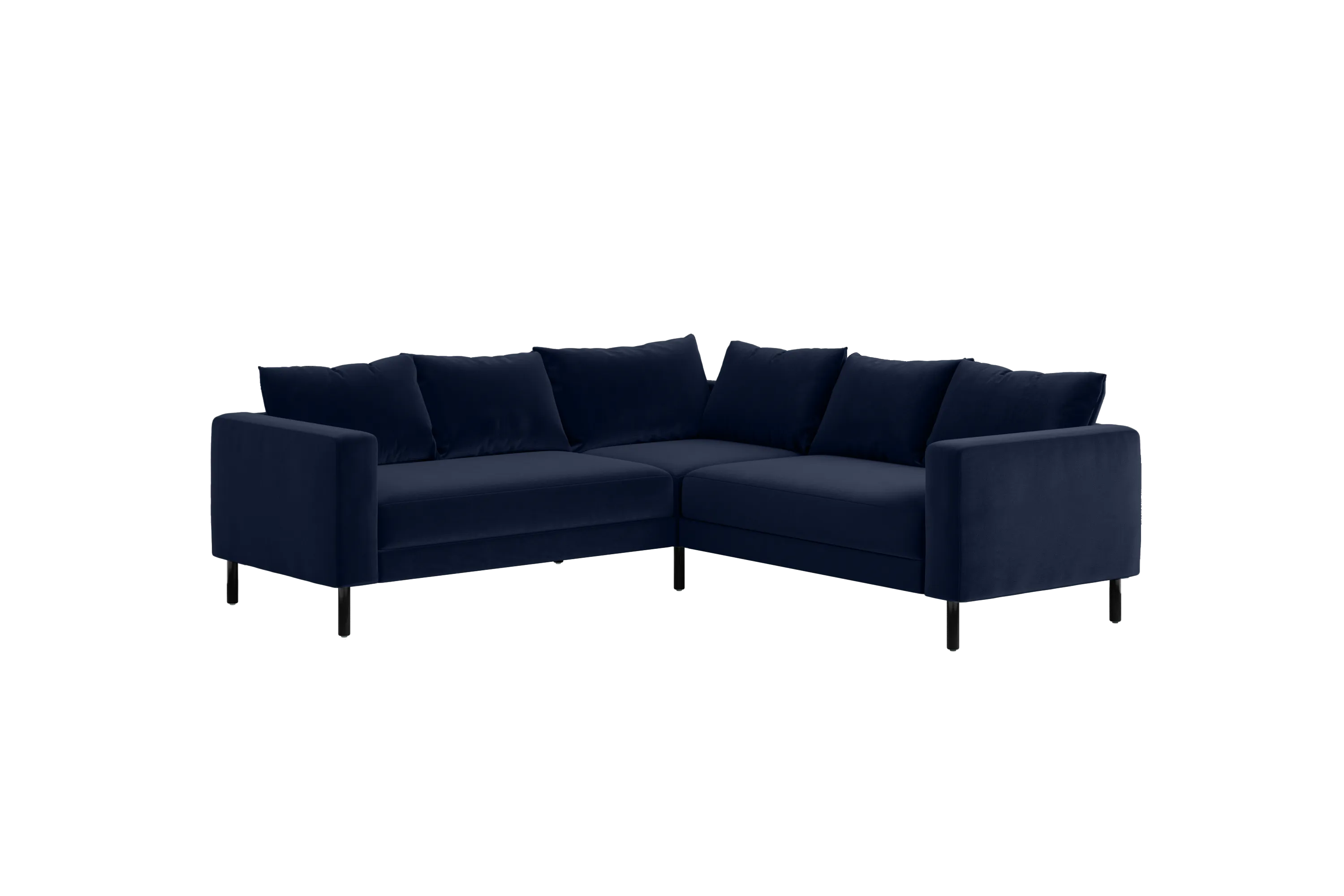The Essential Corner Sectional (5 Seat) in Recycled Velvet