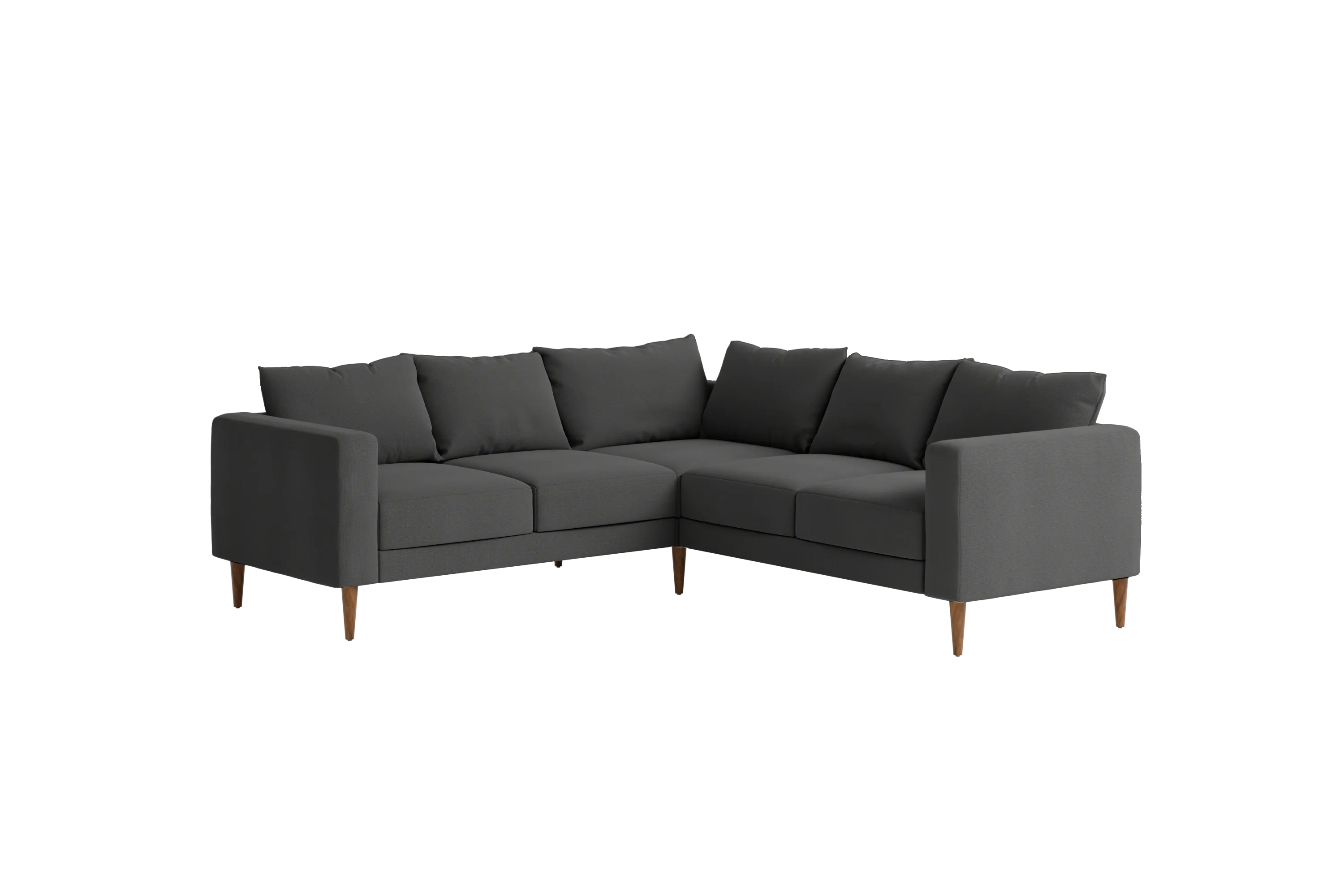The Essential Corner Sectional (5 Seat) in Recycled Velvet