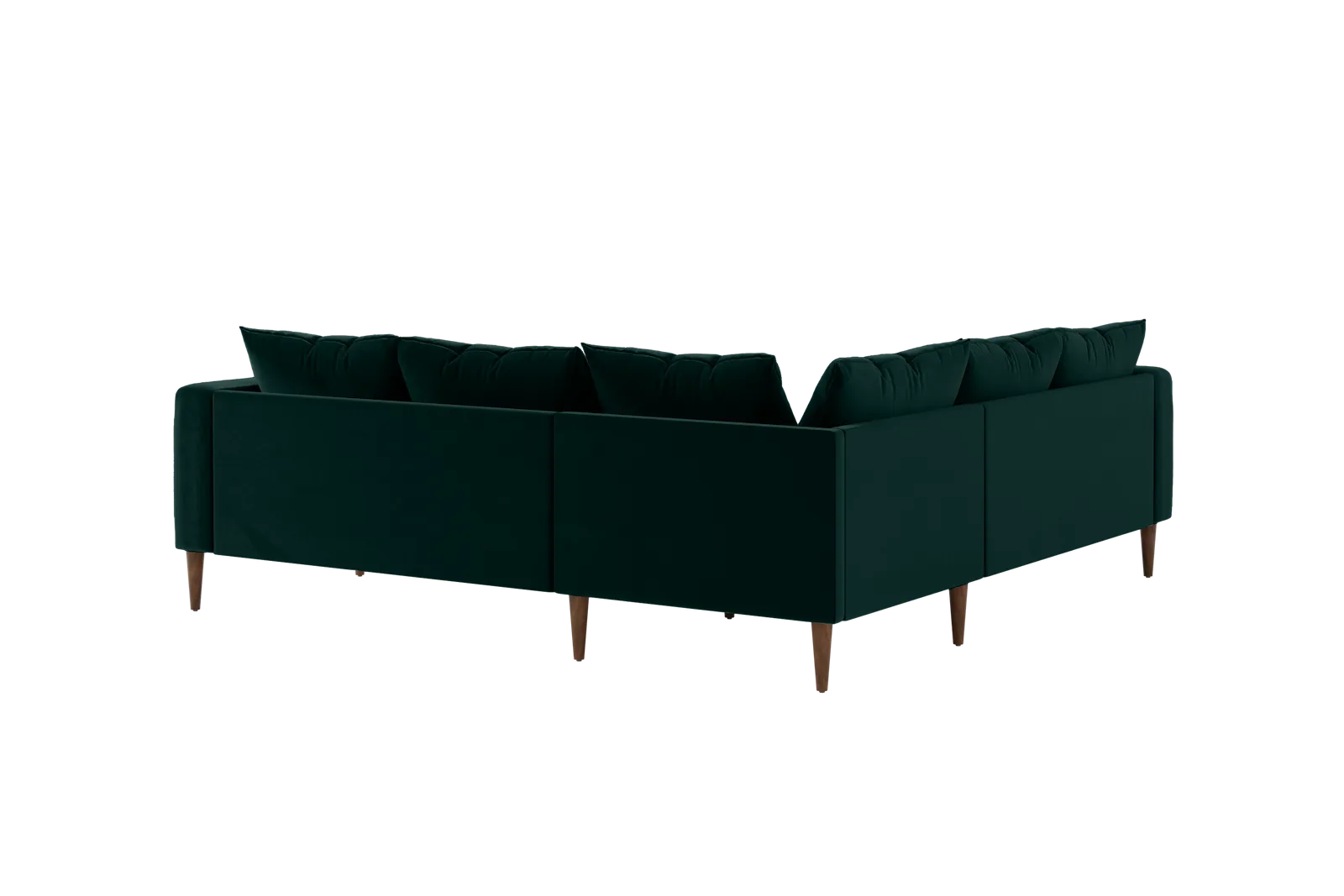 The Essential Corner Sectional (5 Seat) in Recycled Velvet