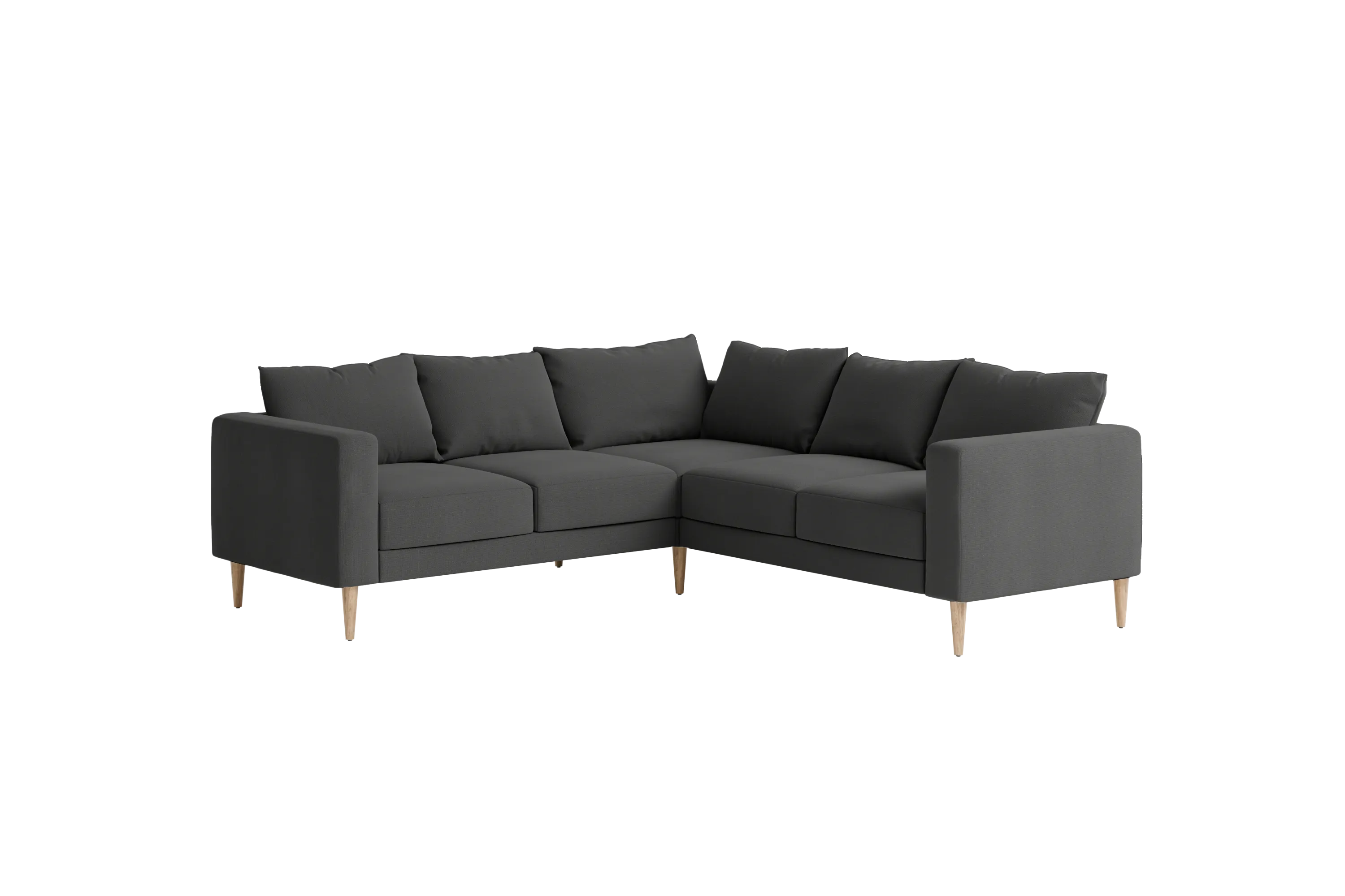The Essential Corner Sectional (5 Seat) in Recycled Velvet