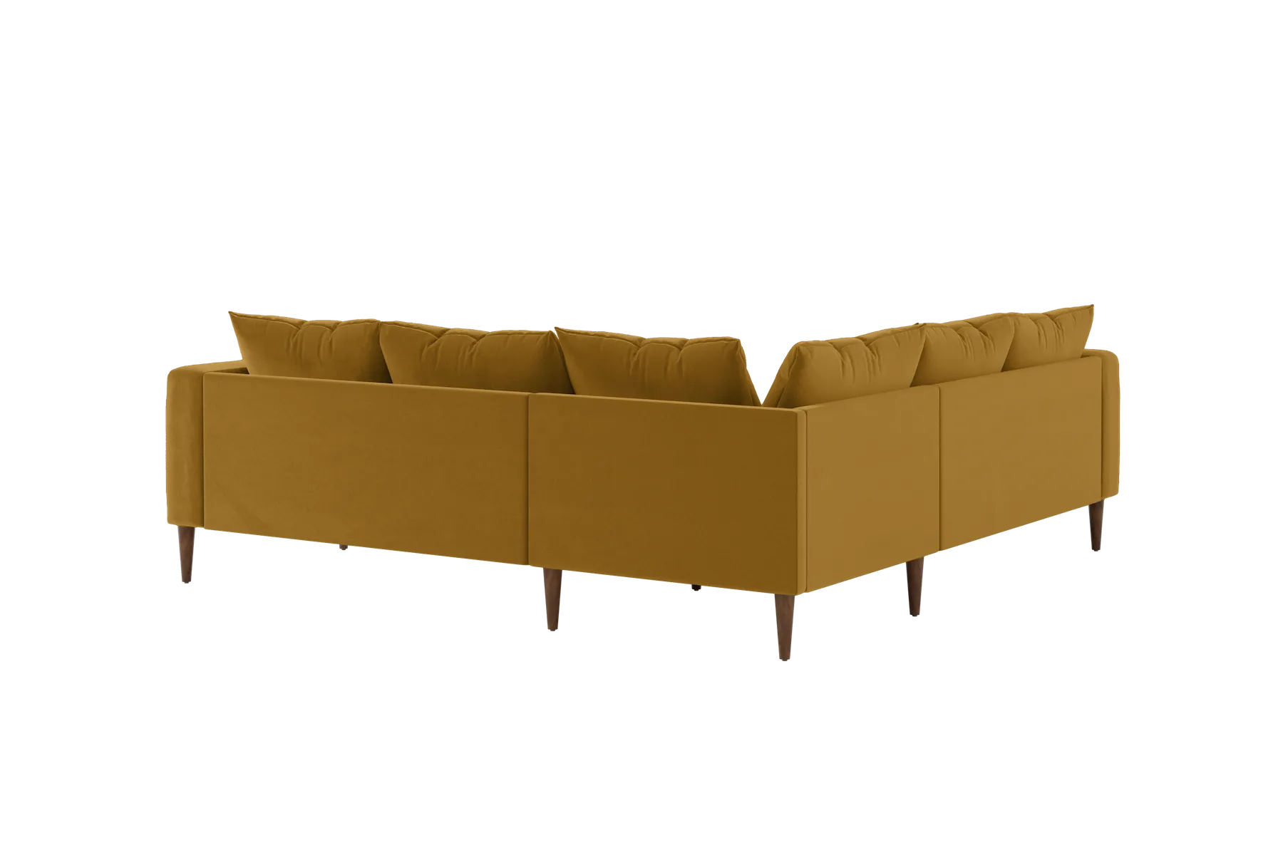 The Essential Corner Sectional (5 Seat) in Recycled Velvet