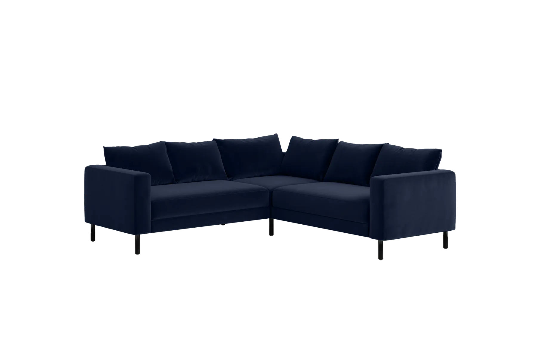 The Essential Corner Sectional (5 Seat) in Recycled Velvet