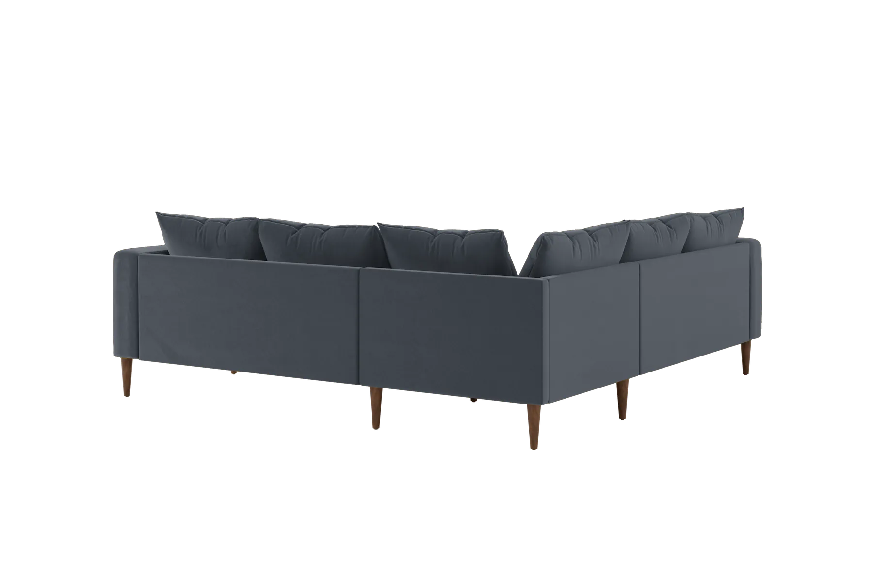 The Essential Corner Sectional (5 Seat) in Recycled Velvet