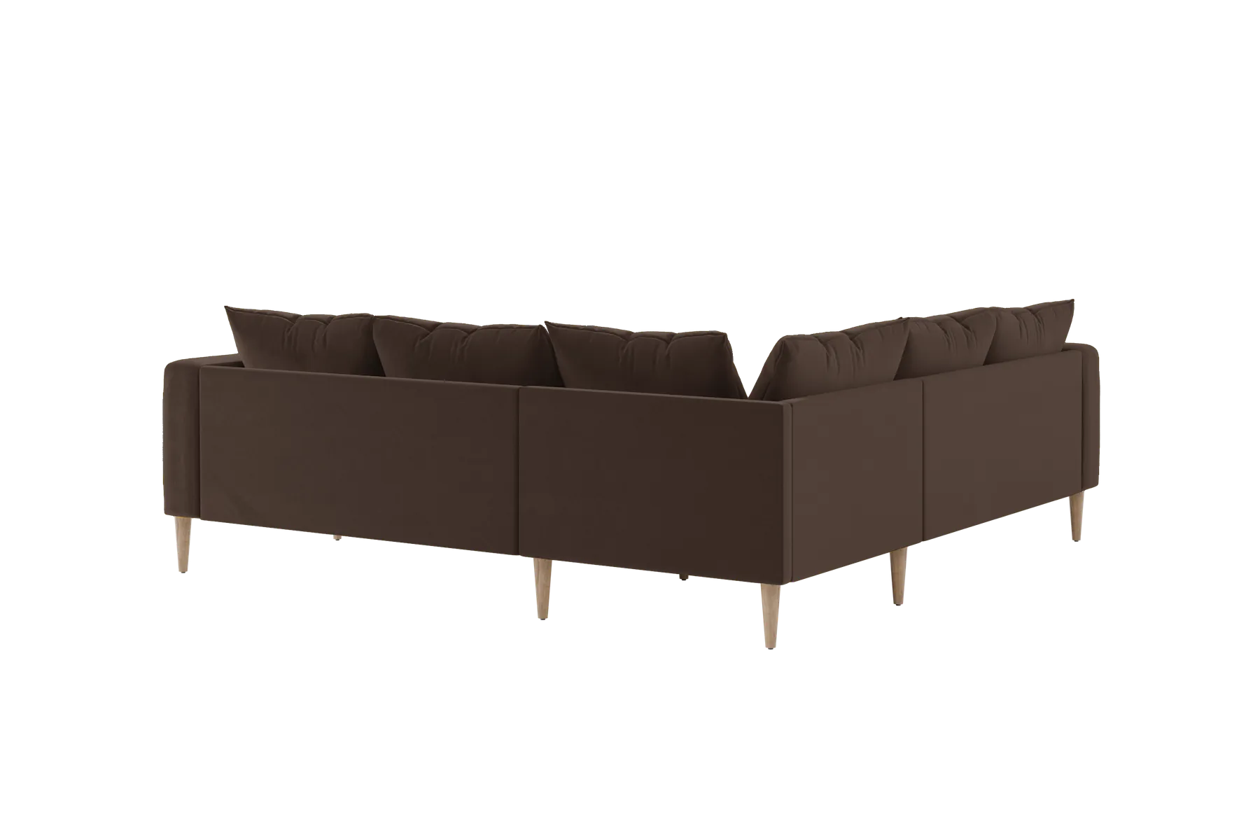 The Essential Corner Sectional (5 Seat) in Recycled Velvet