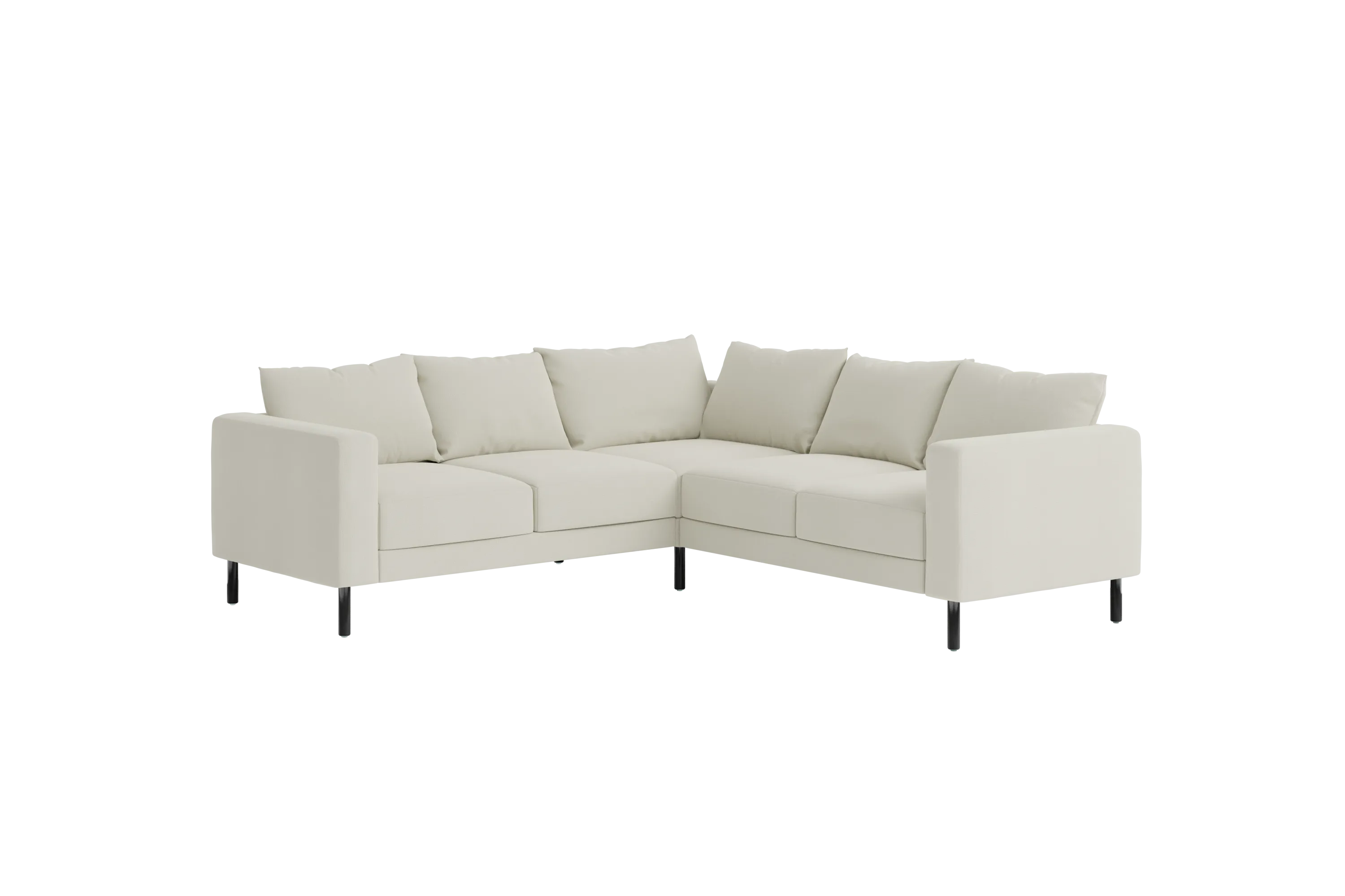 The Essential Corner Sectional (5 Seat) in Recycled Velvet