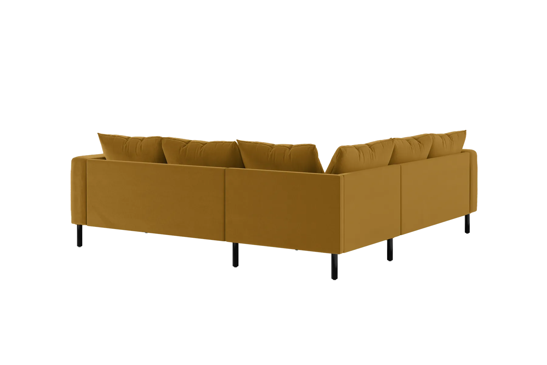 The Essential Corner Sectional (5 Seat) in Recycled Velvet