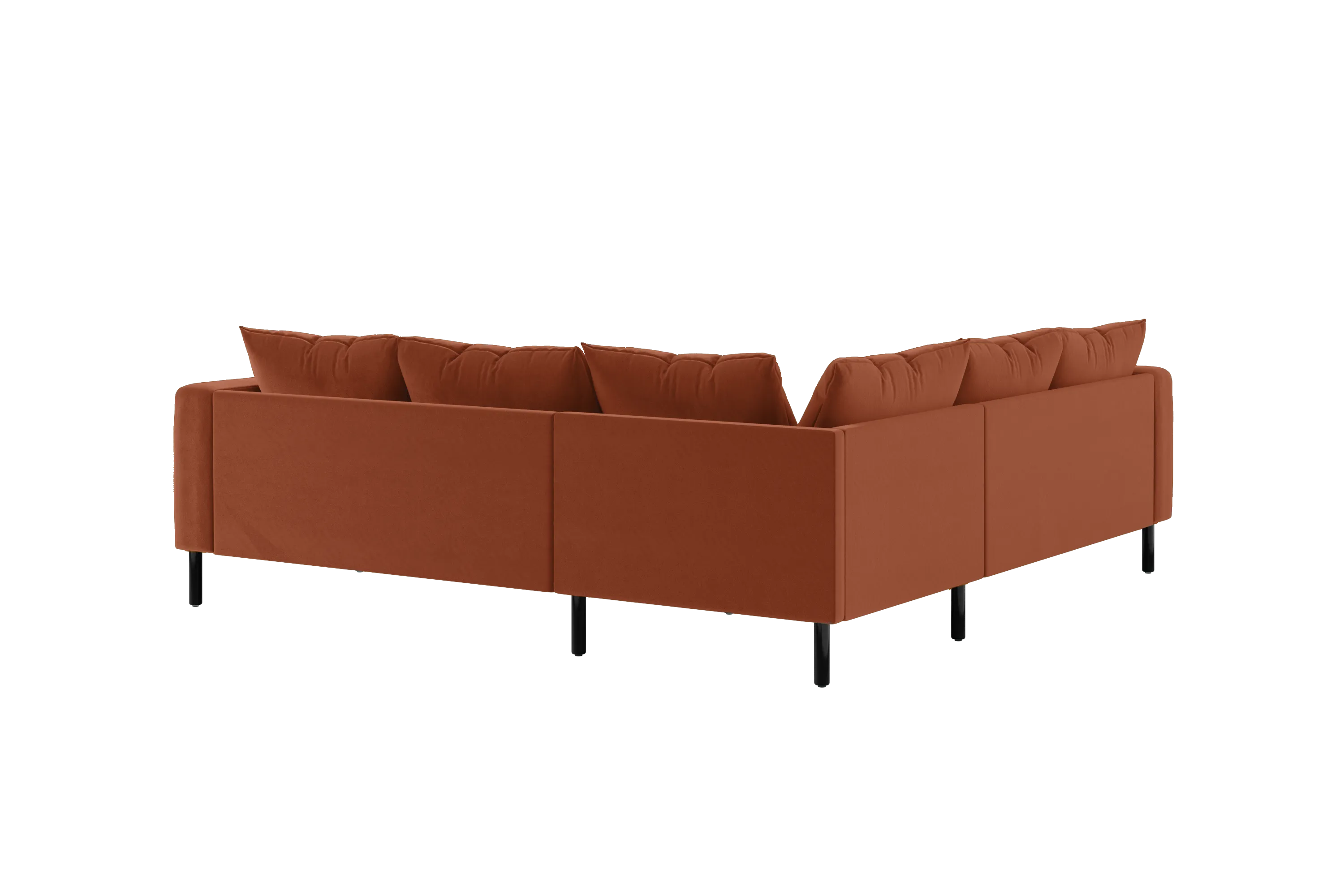 The Essential Corner Sectional (5 Seat) in Recycled Velvet