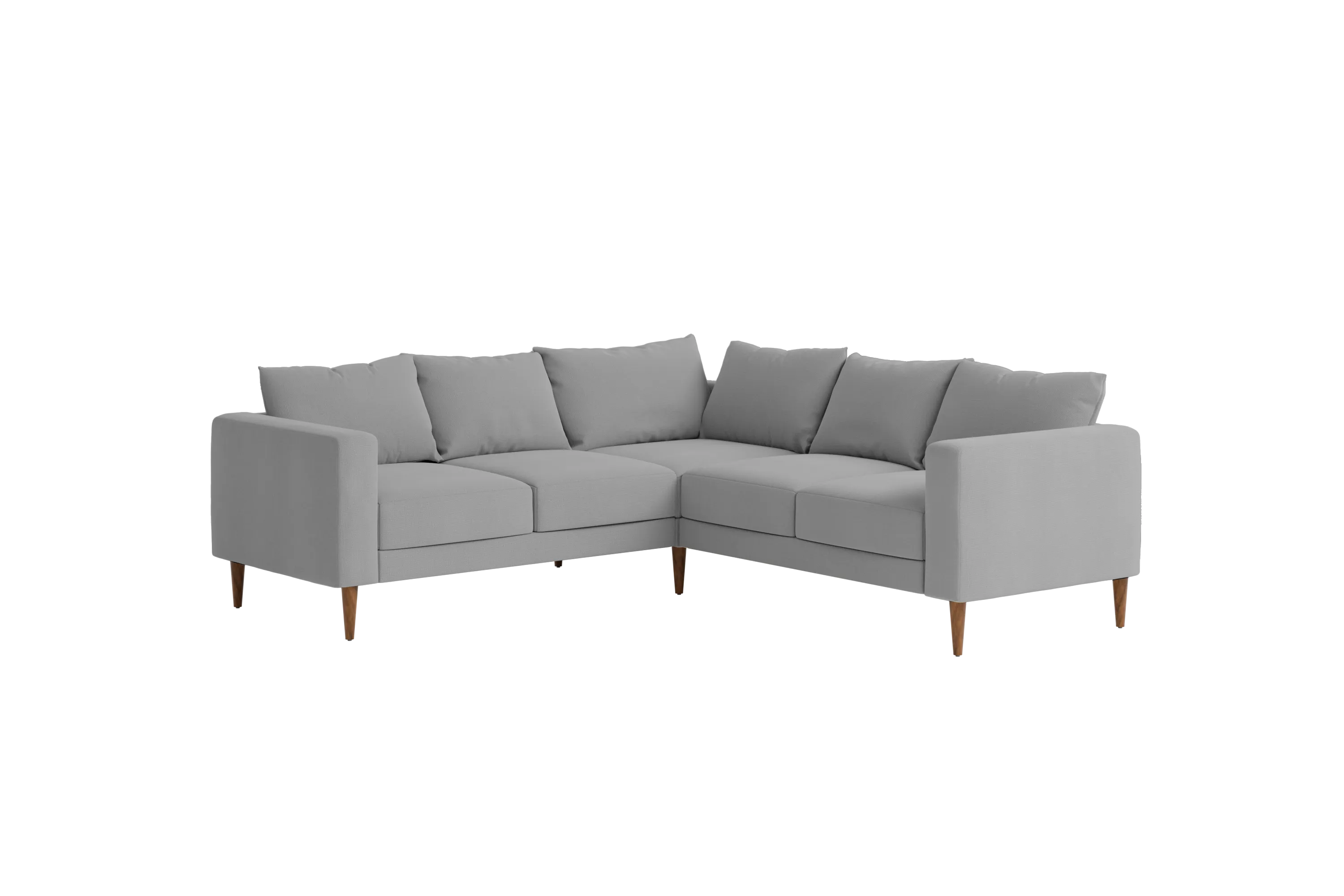 The Essential Corner Sectional (5 Seat) in Recycled Velvet