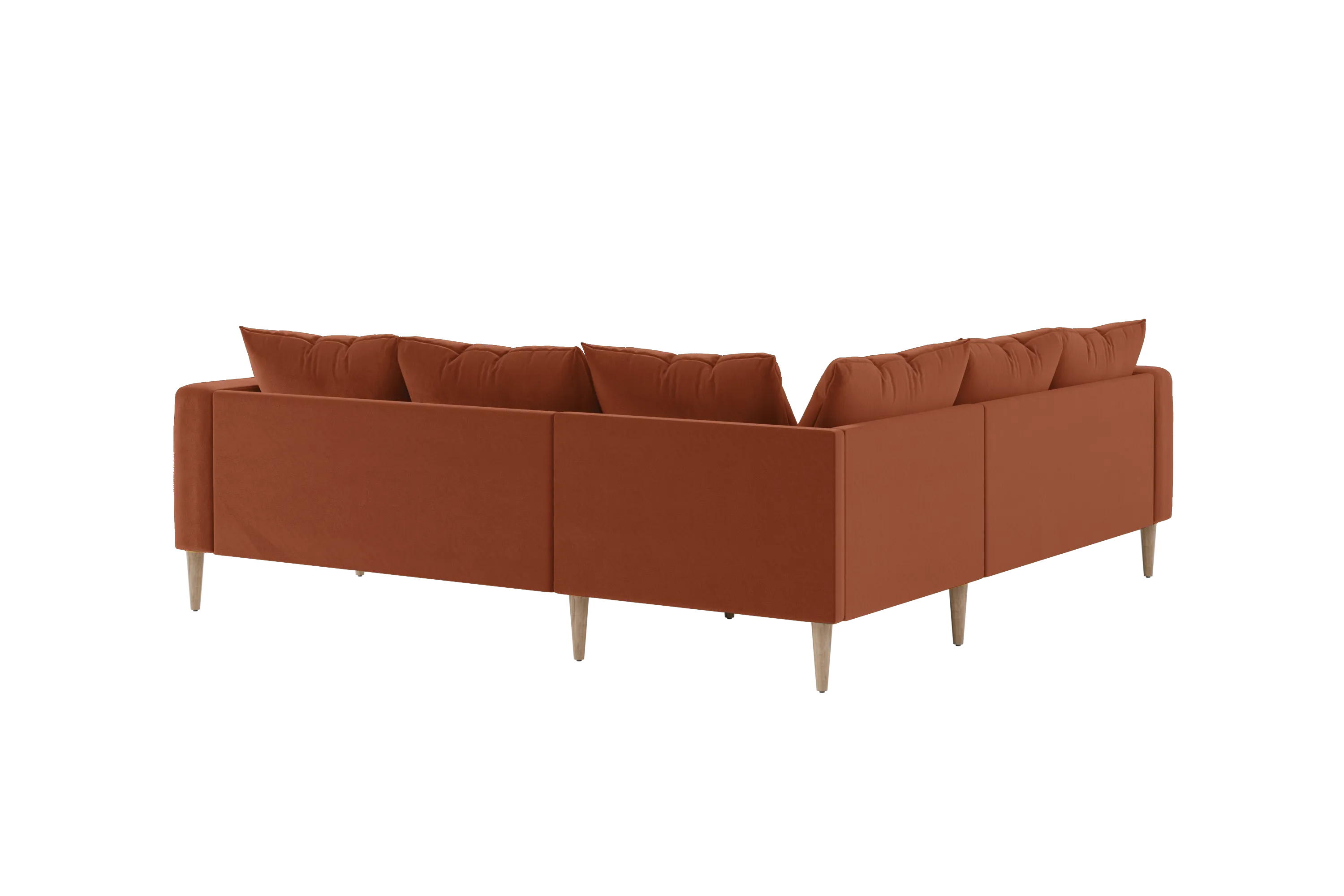 The Essential Corner Sectional (5 Seat) in Recycled Velvet