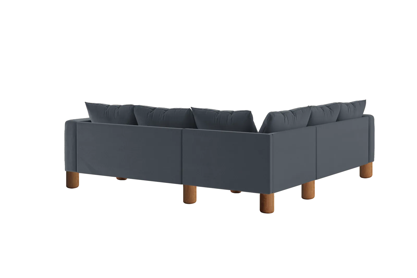 The Essential Corner Sectional (5 Seat) in Recycled Velvet