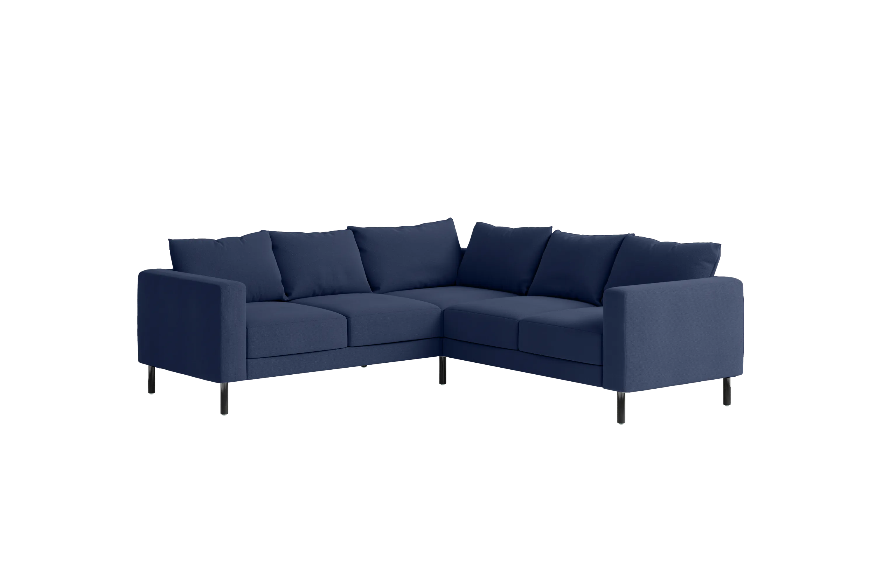 The Essential Corner Sectional (5 Seat) in Recycled Velvet
