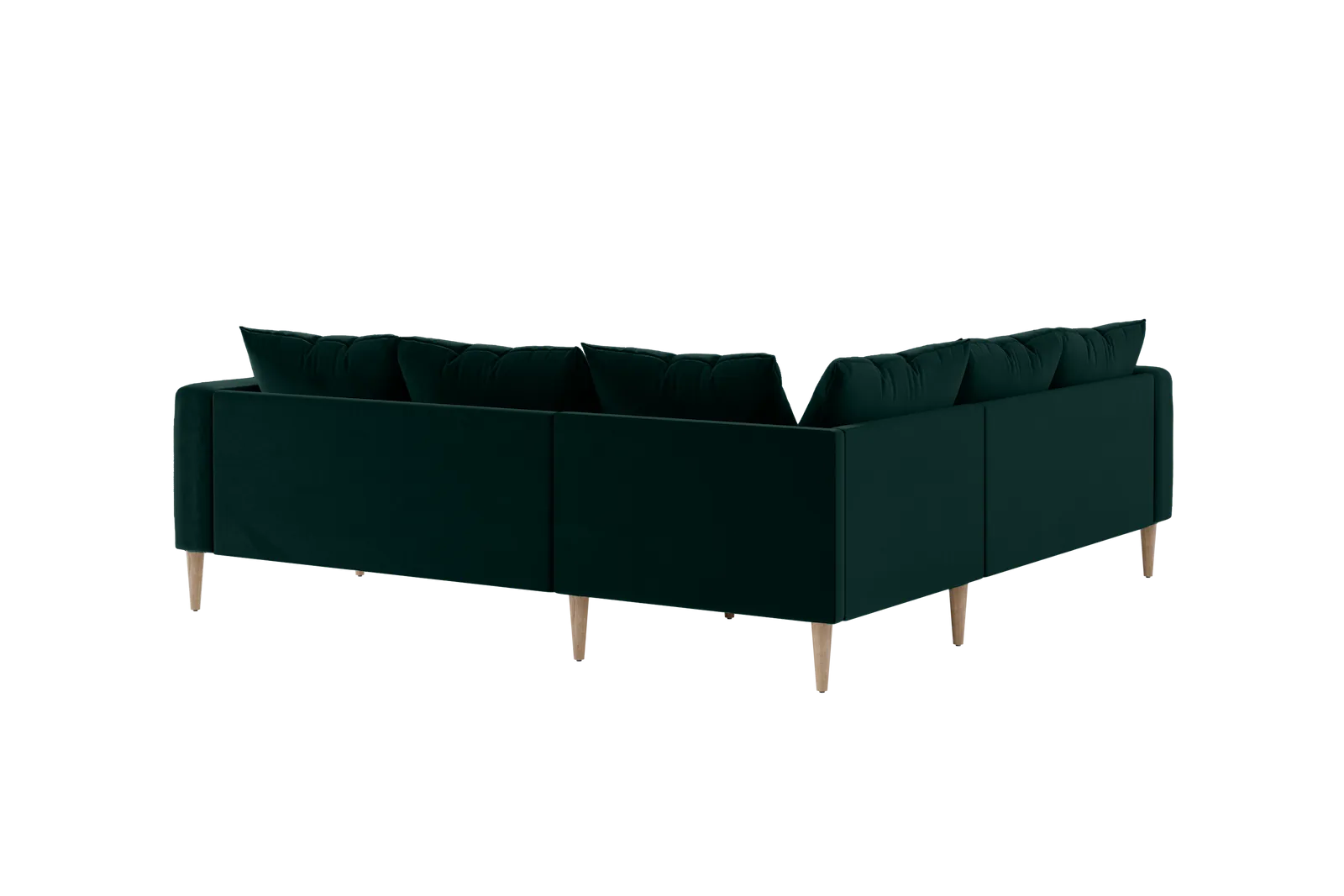 The Essential Corner Sectional (5 Seat) in Recycled Velvet