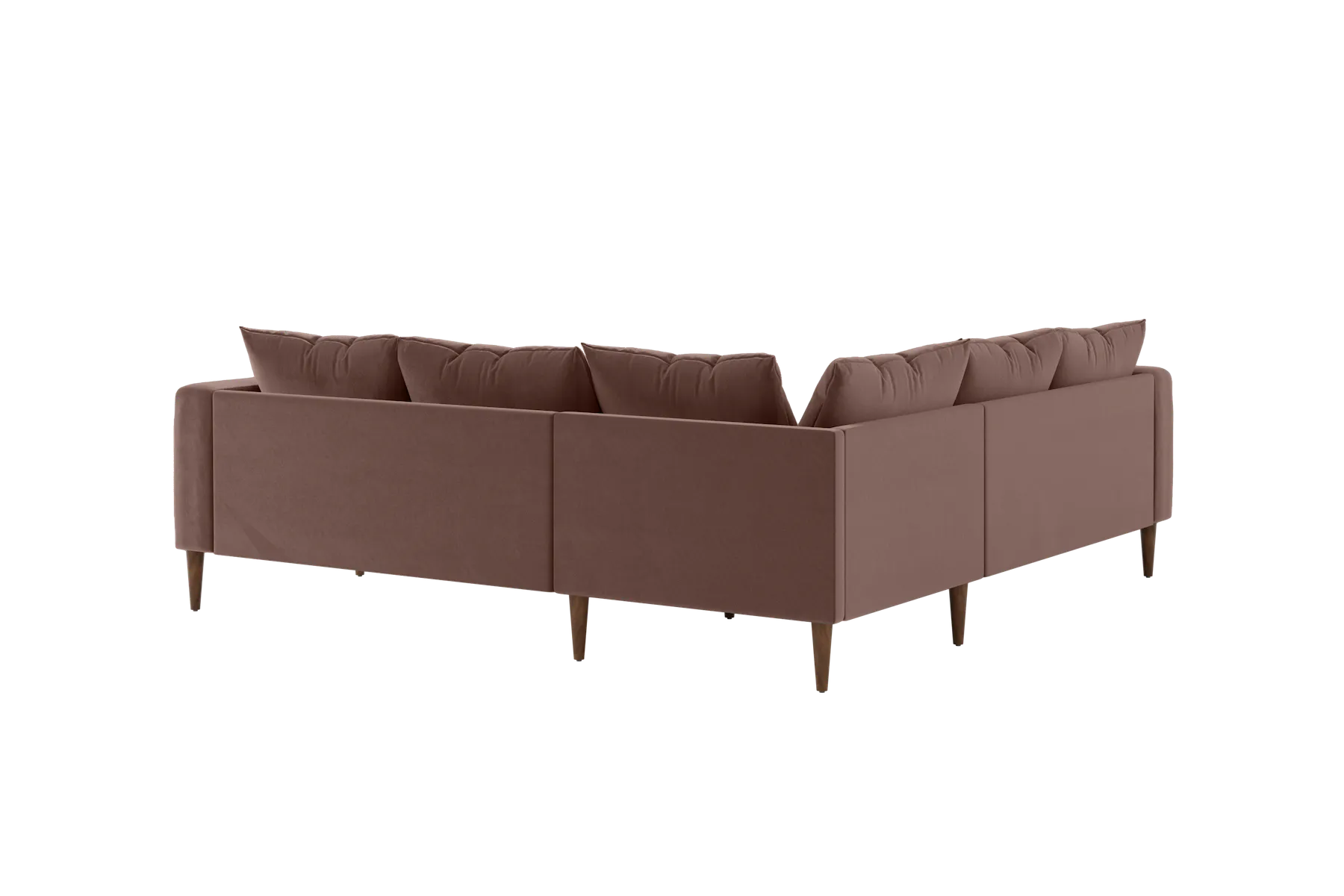 The Essential Corner Sectional (5 Seat) in Recycled Velvet