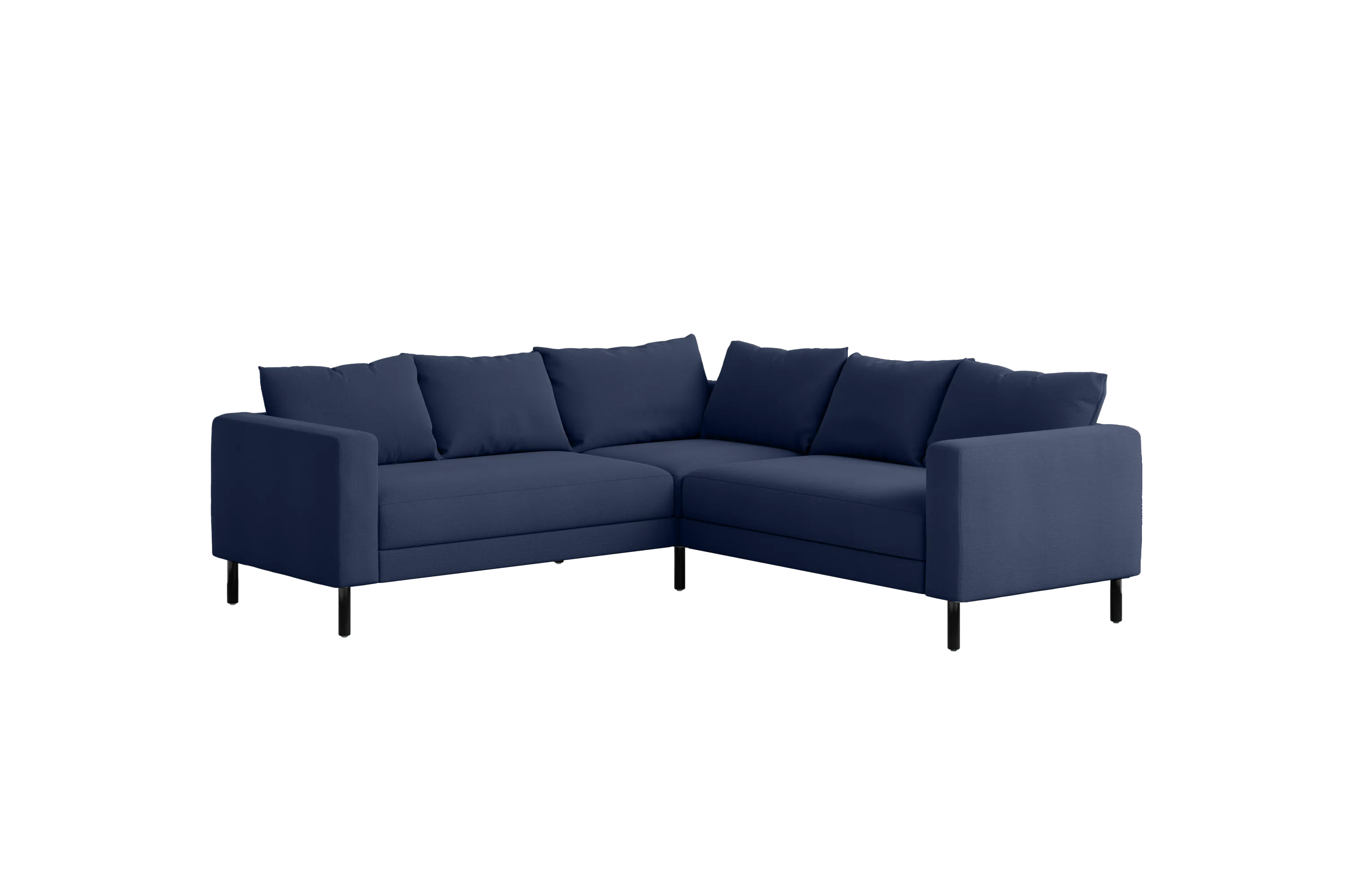 The Essential Corner Sectional (5 Seat) in Recycled Velvet