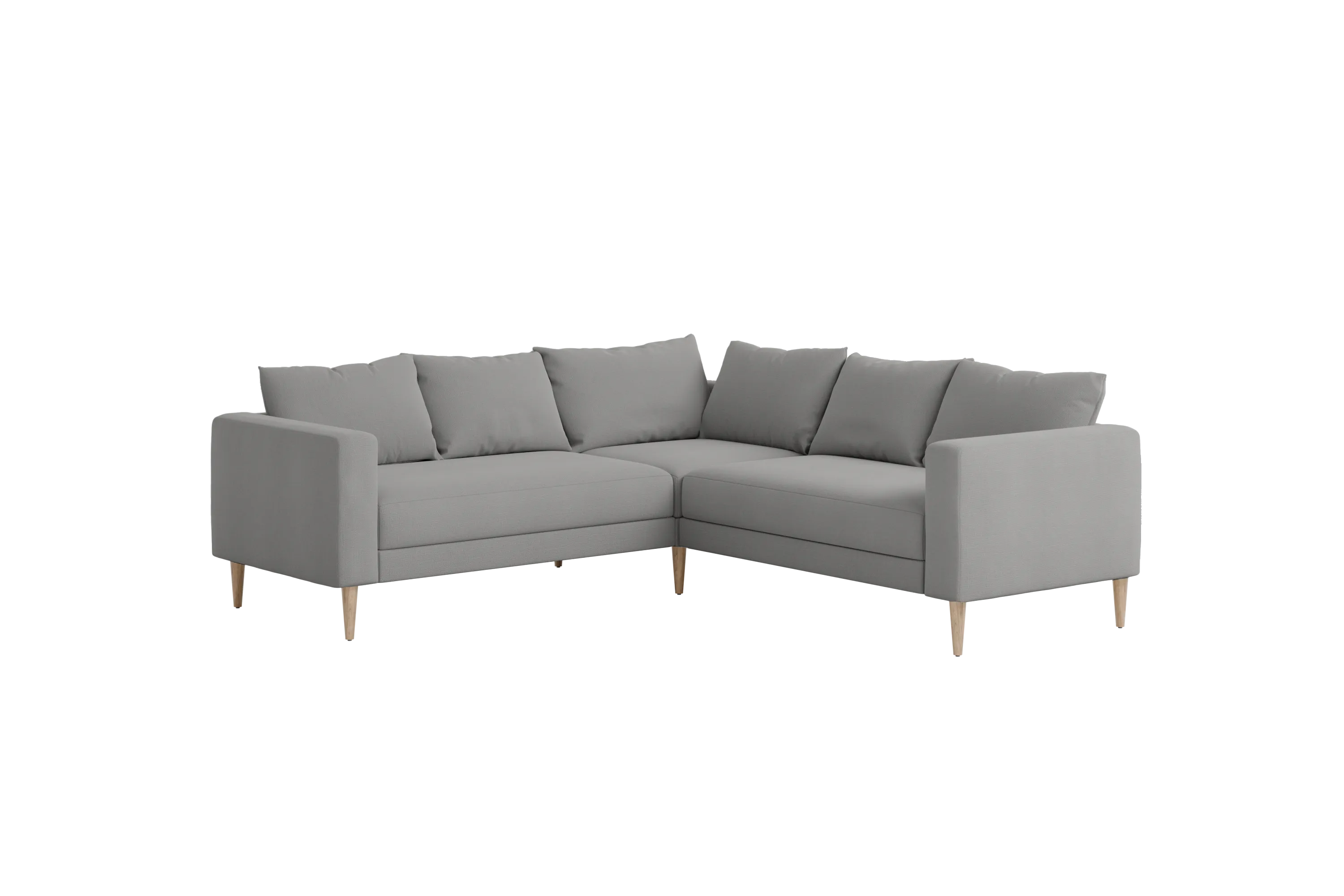 The Essential Corner Sectional (5 Seat) in Recycled Velvet