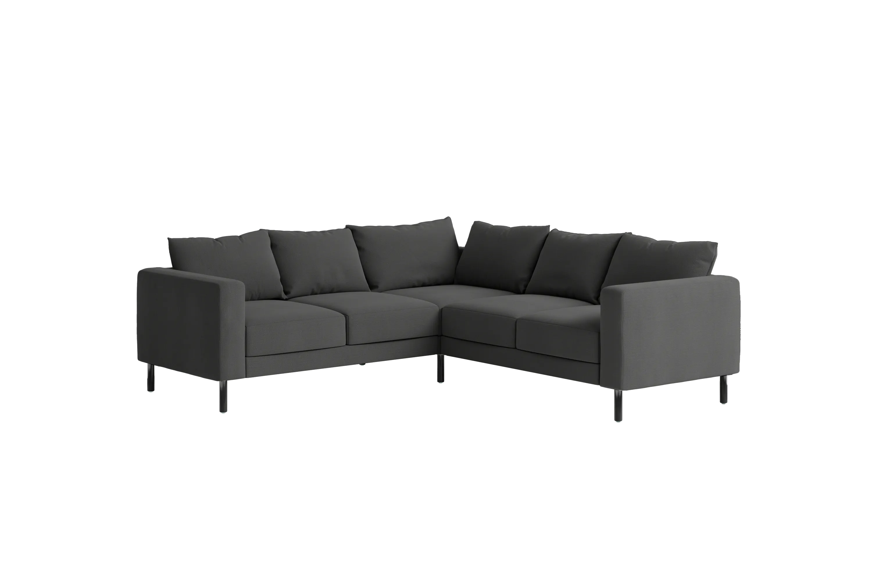 The Essential Corner Sectional (5 Seat) in Recycled Velvet