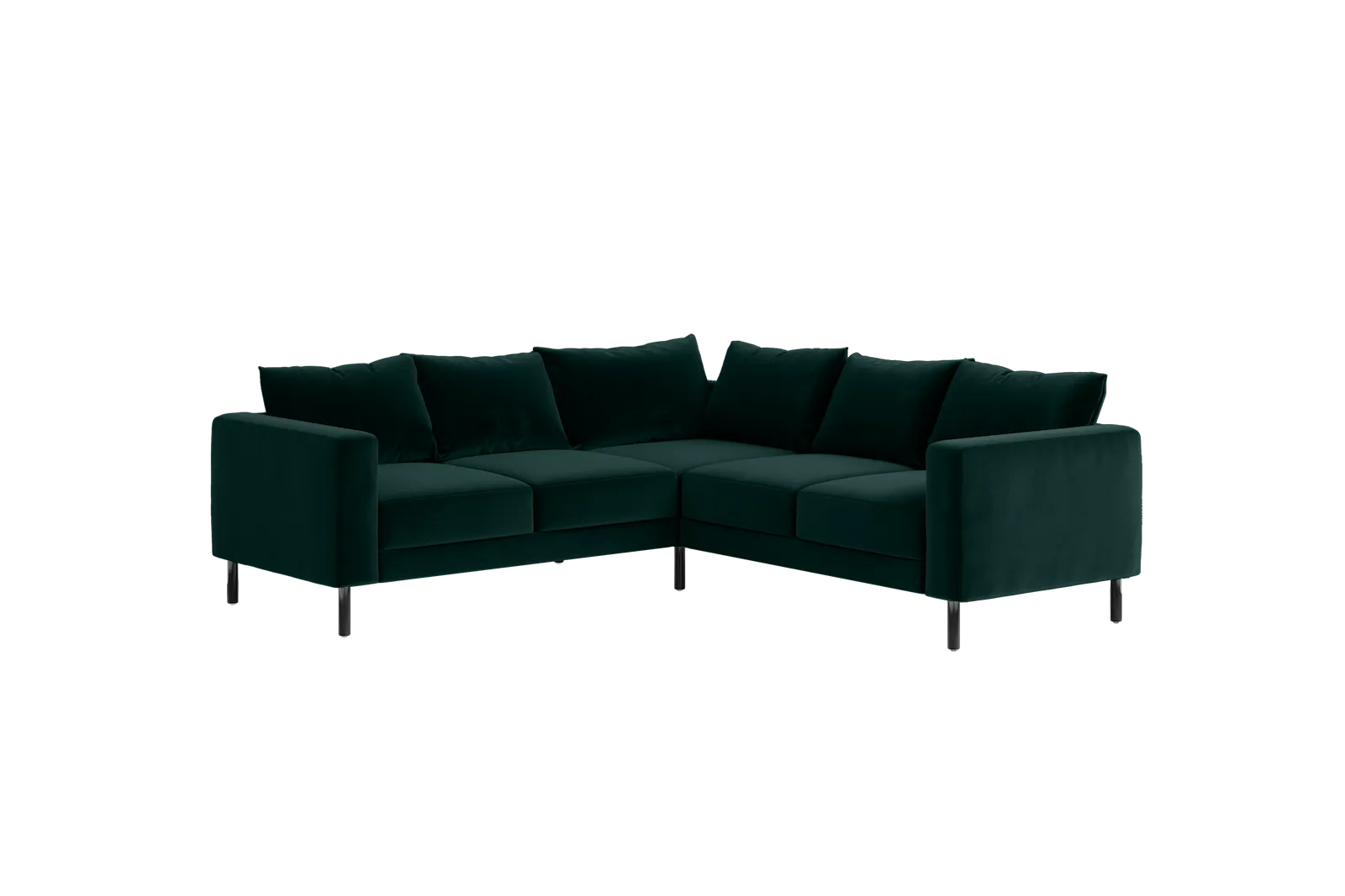 The Essential Corner Sectional (5 Seat) in Recycled Velvet