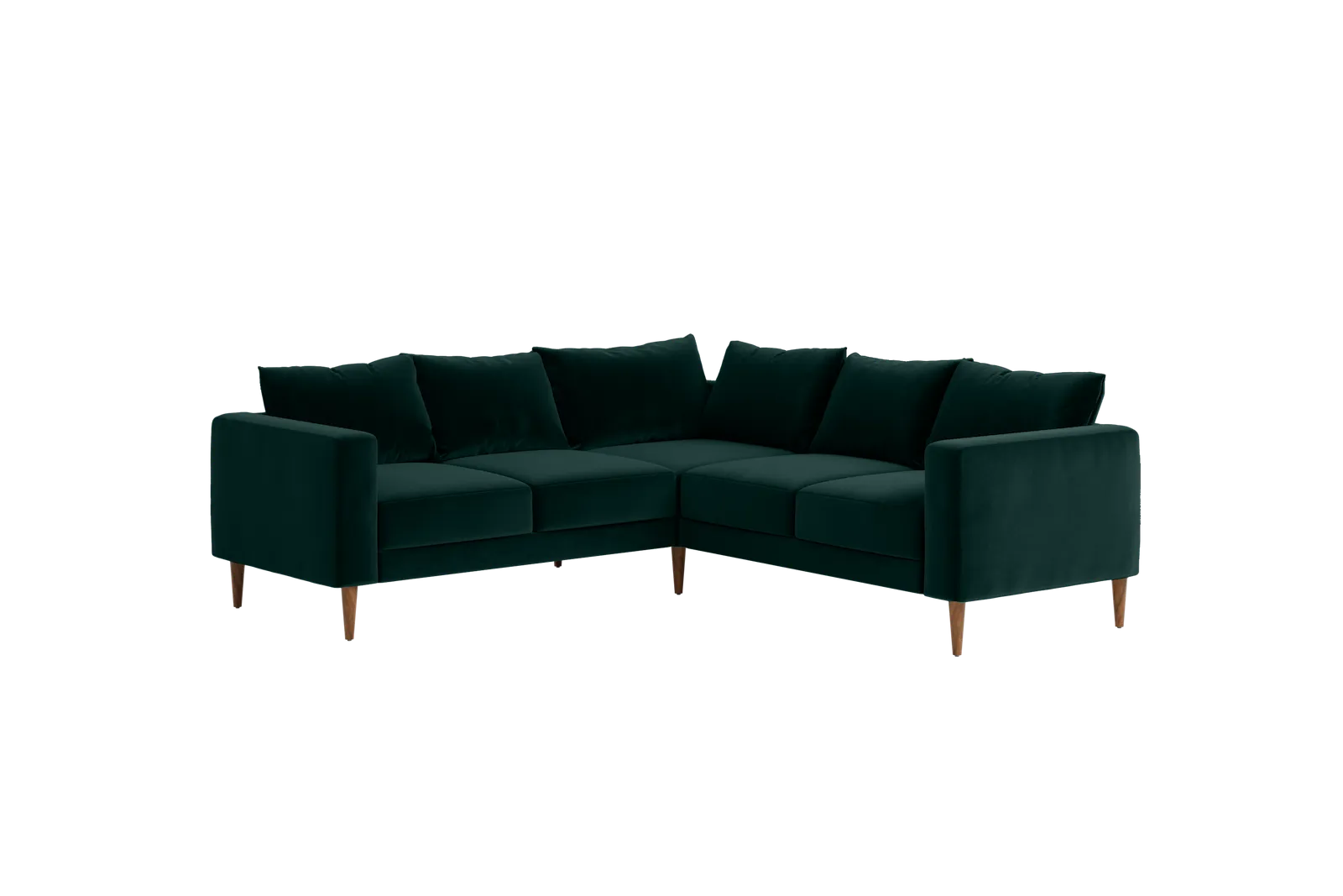 The Essential Corner Sectional (5 Seat) in Recycled Velvet