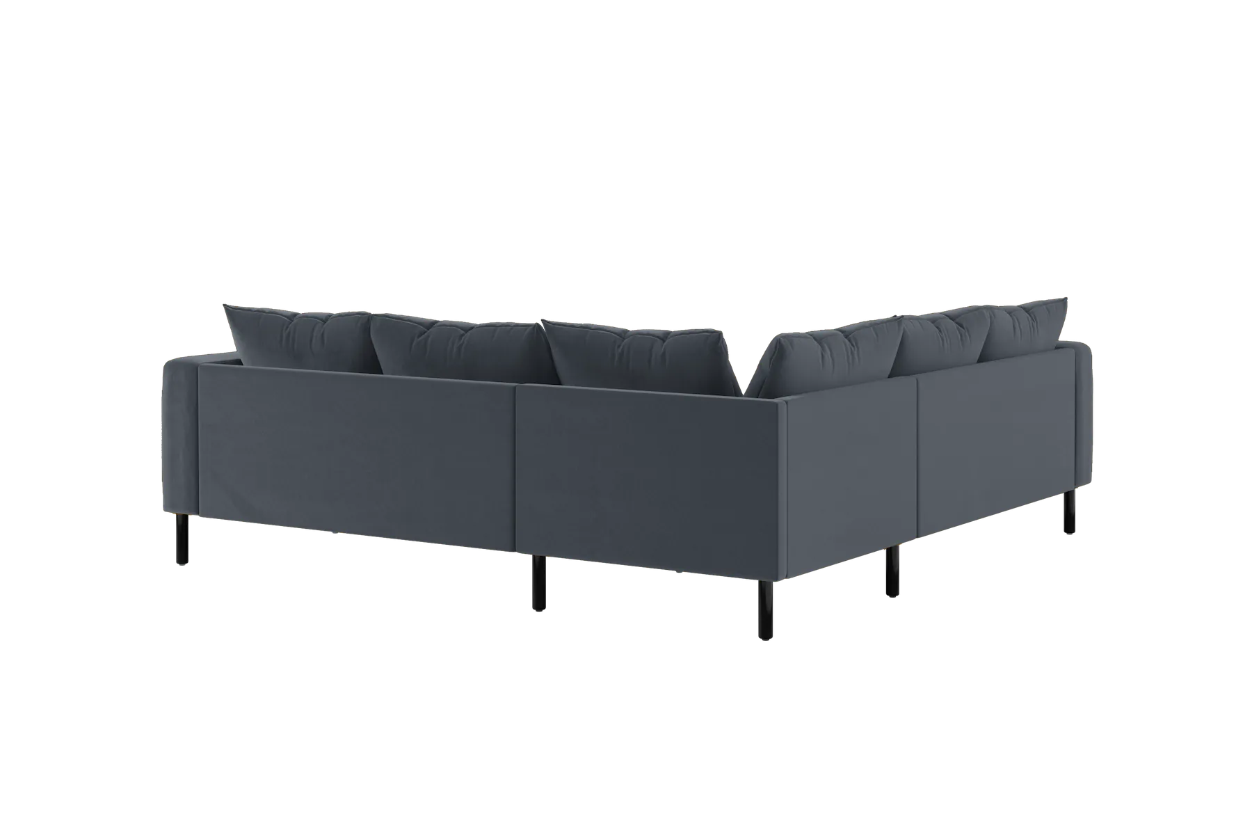 The Essential Corner Sectional (5 Seat) in Recycled Velvet