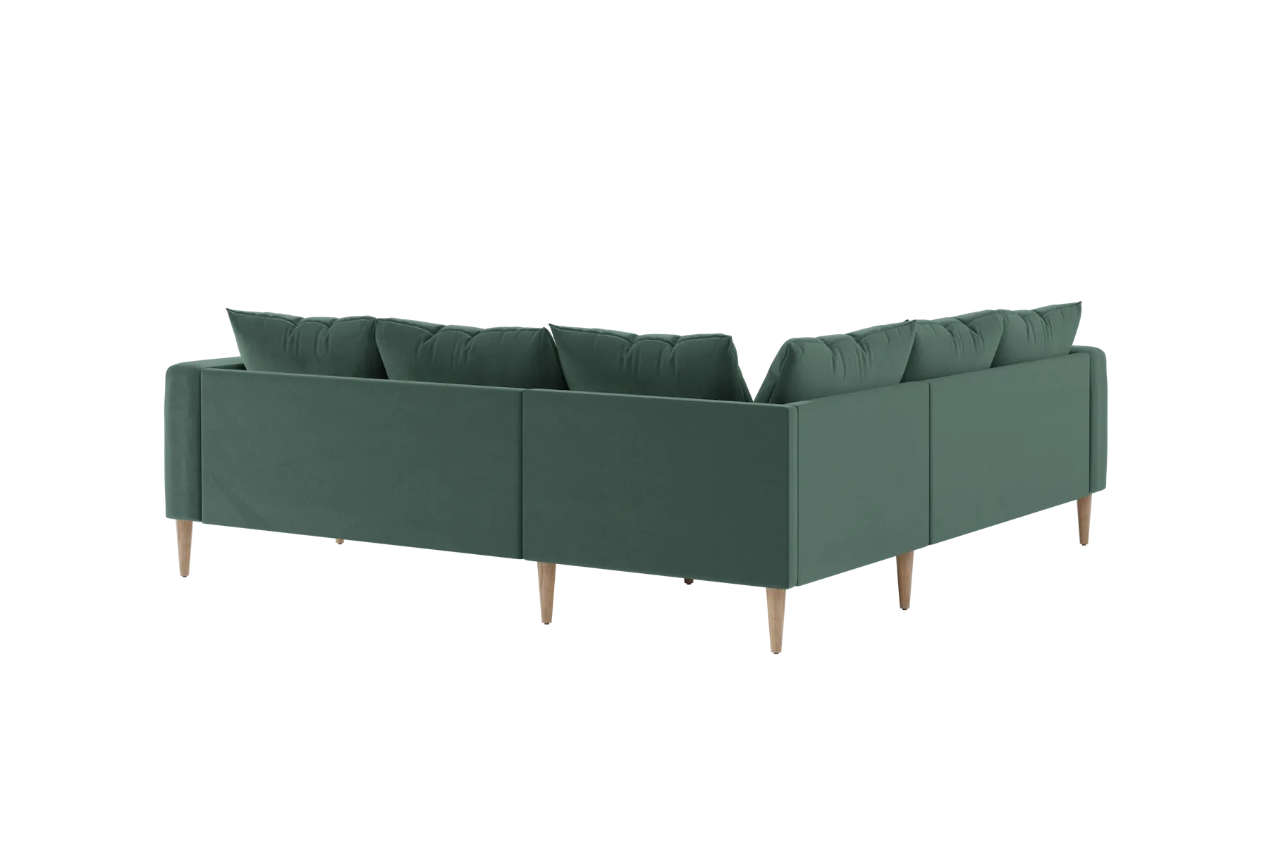 The Essential Corner Sectional (5 Seat) in Recycled Velvet