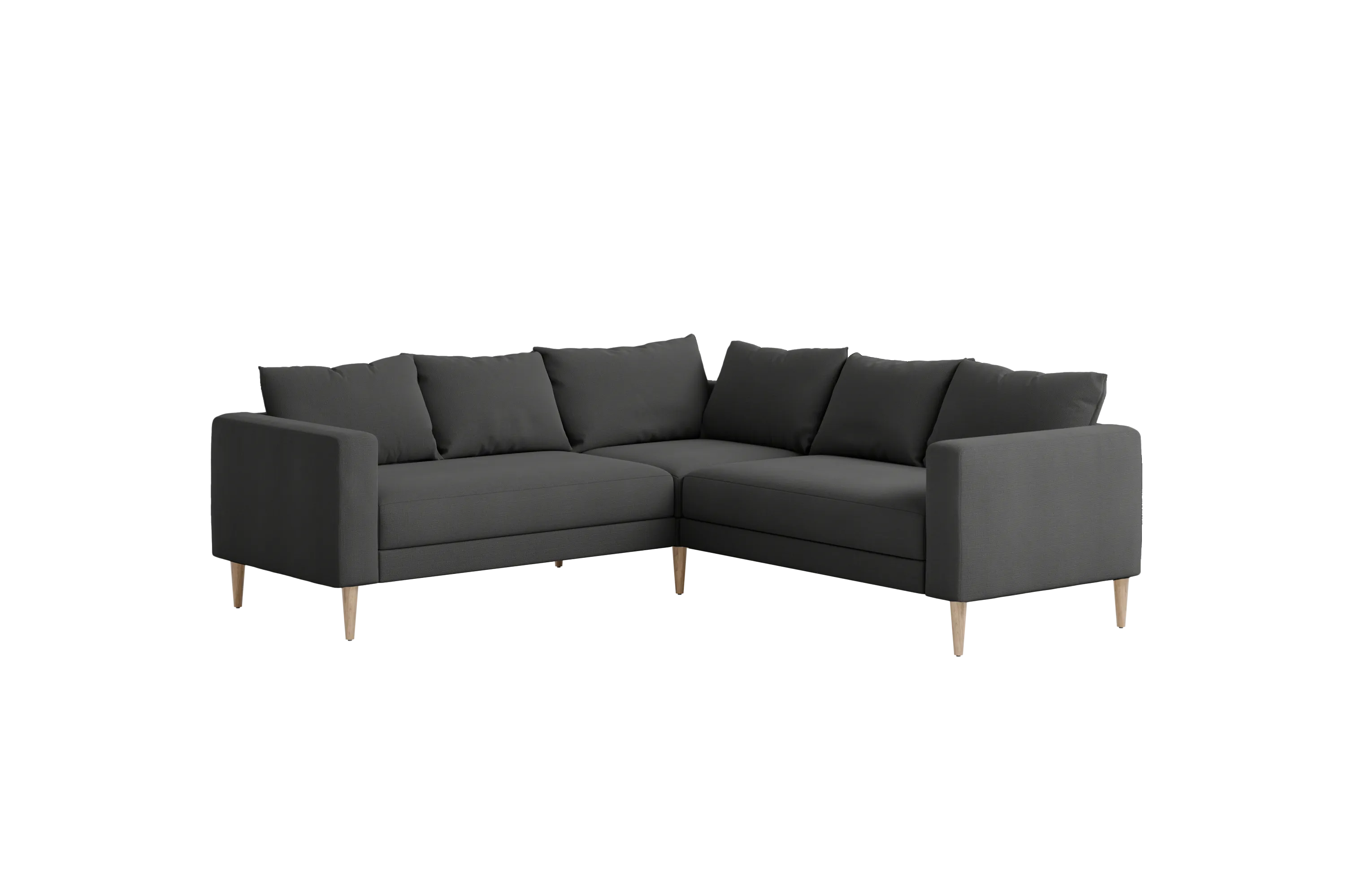 The Essential Corner Sectional (5 Seat) in Recycled Velvet