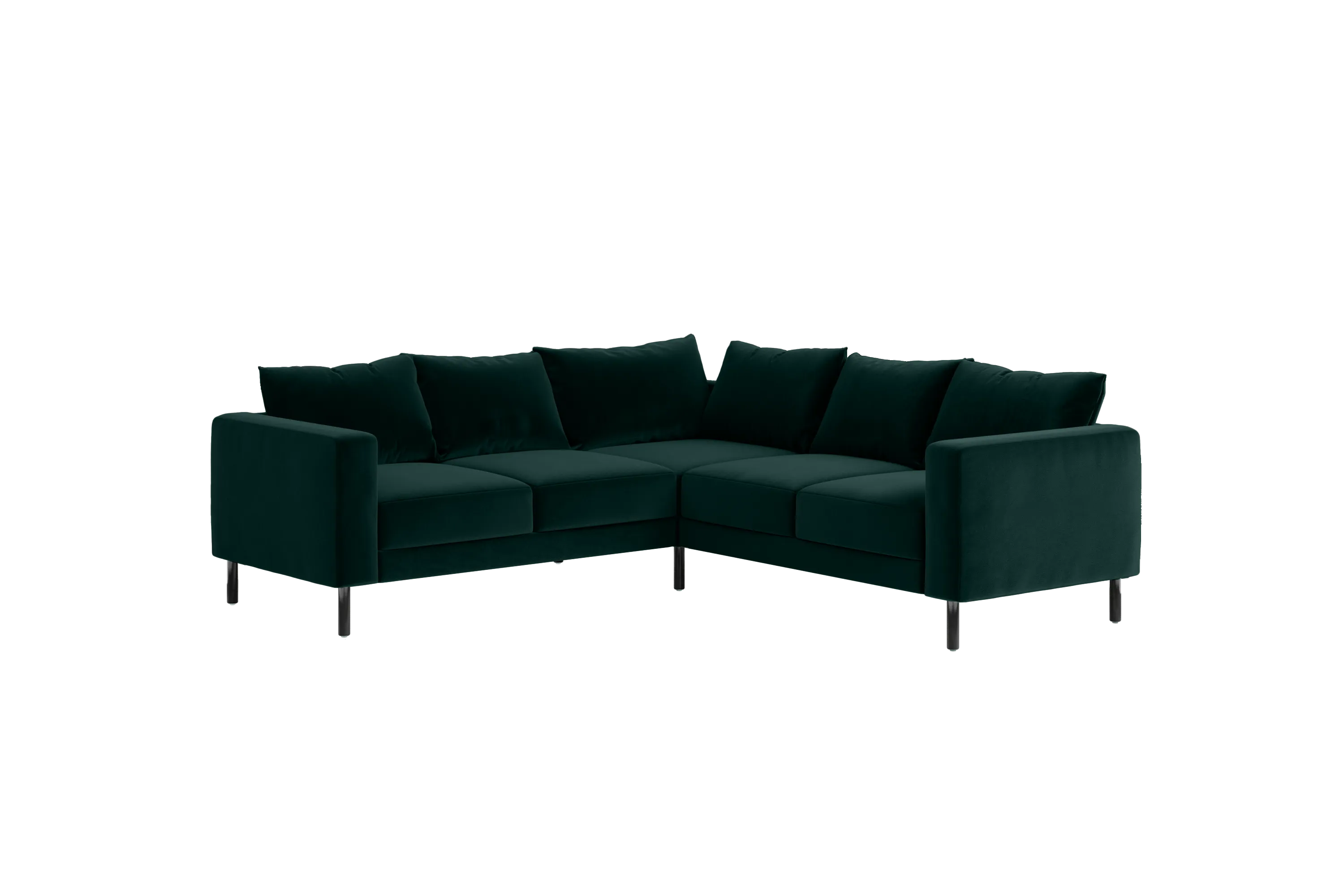 The Essential Corner Sectional (5 Seat) in Recycled Velvet