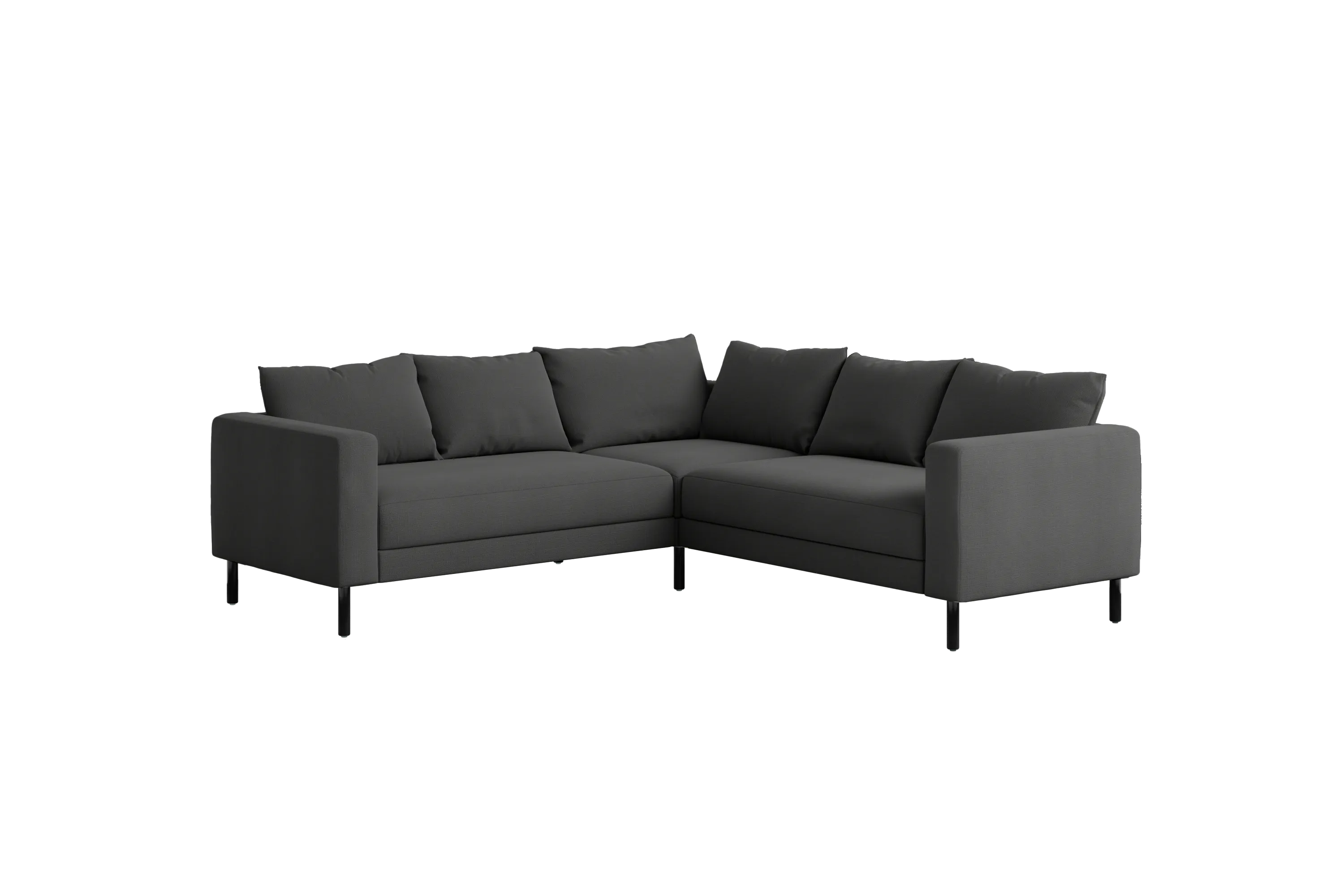The Essential Corner Sectional (5 Seat) in Recycled Velvet