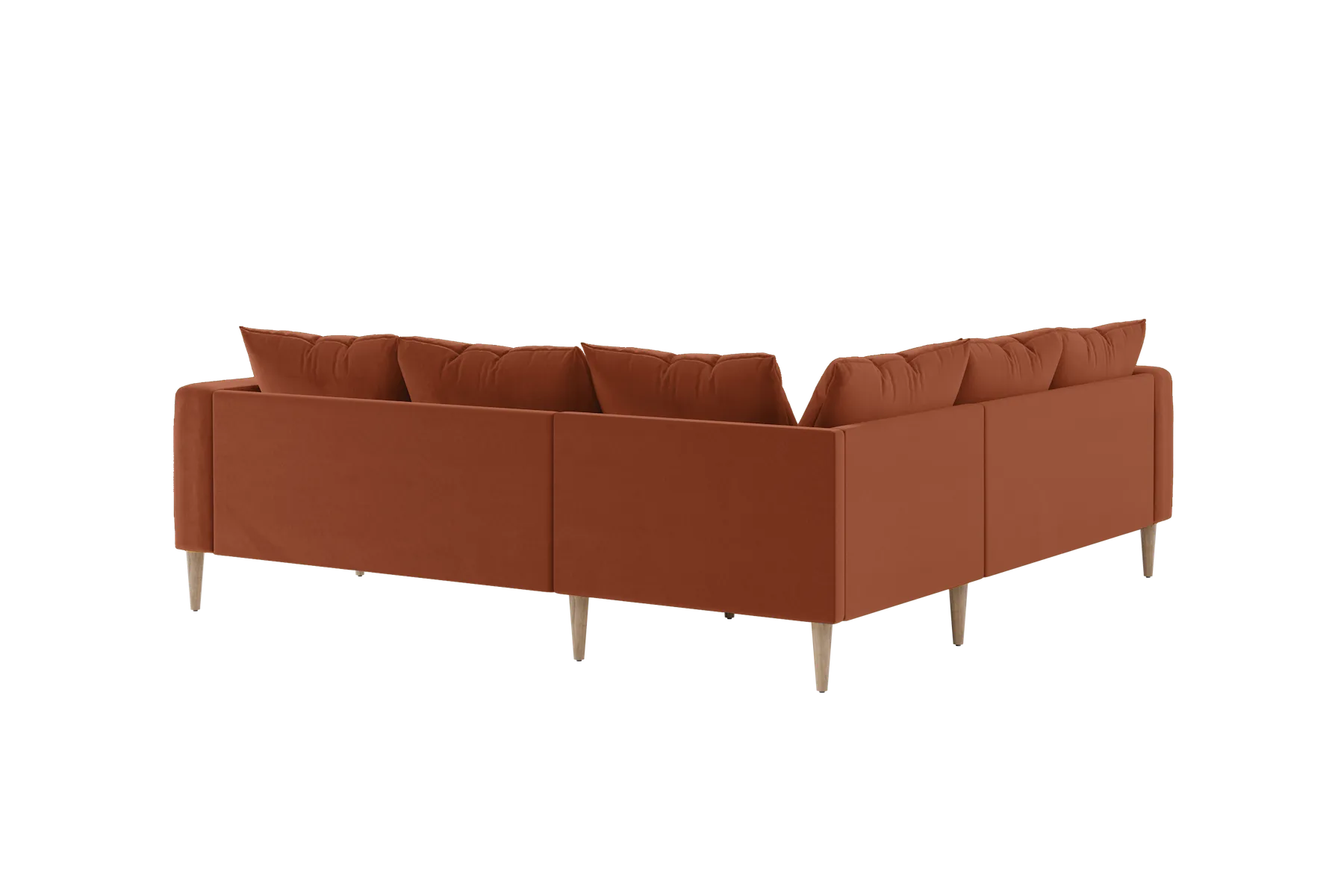 The Essential Corner Sectional (5 Seat) in Recycled Velvet