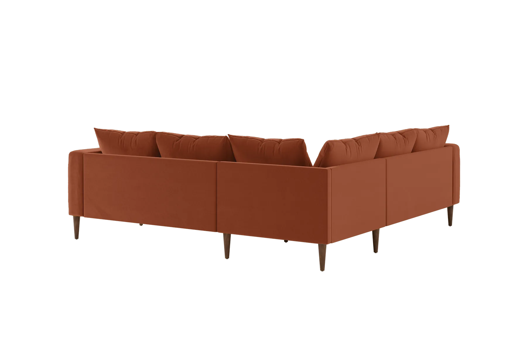The Essential Corner Sectional (5 Seat) in Recycled Velvet