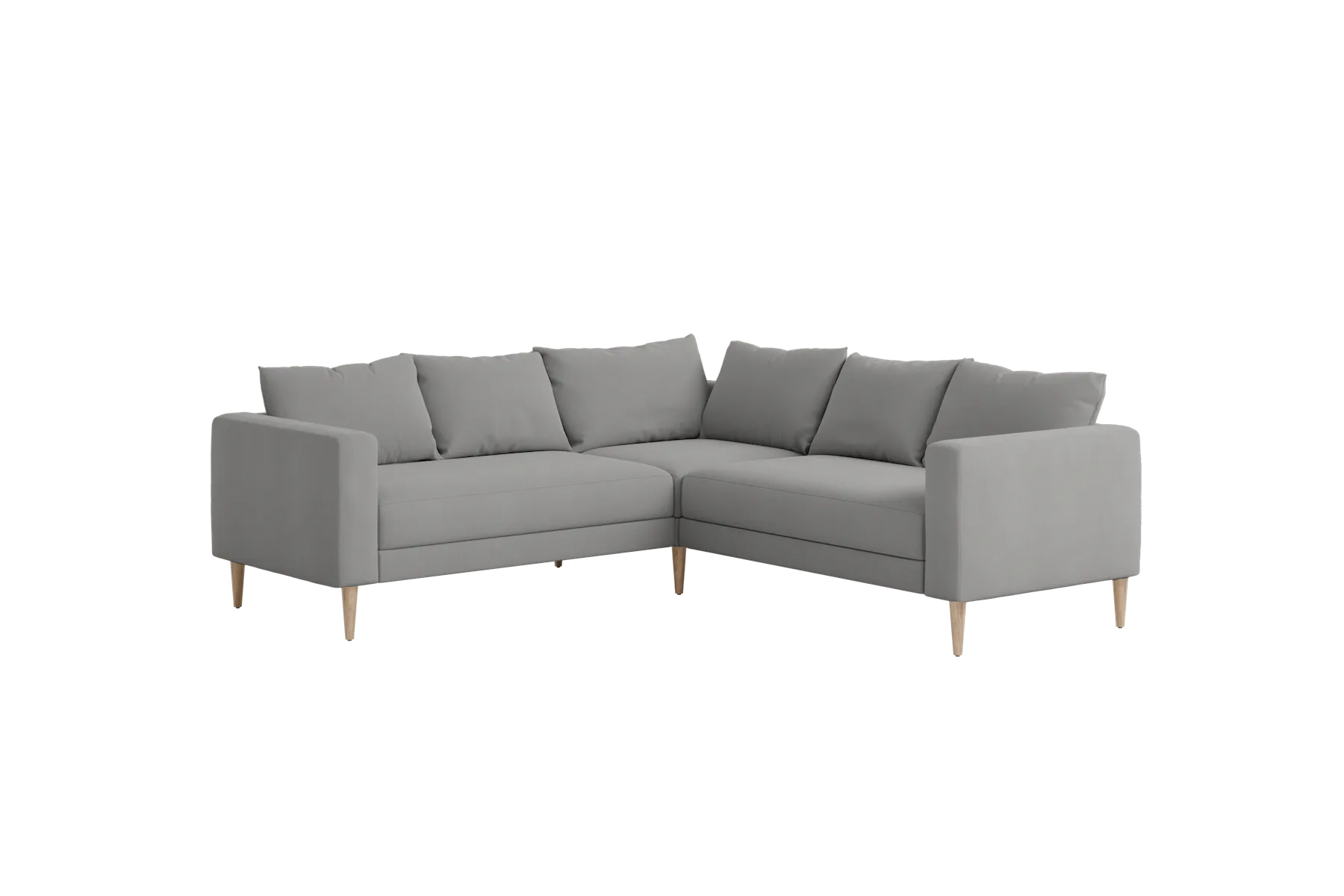 The Essential Corner Sectional (5 Seat) in Recycled Velvet