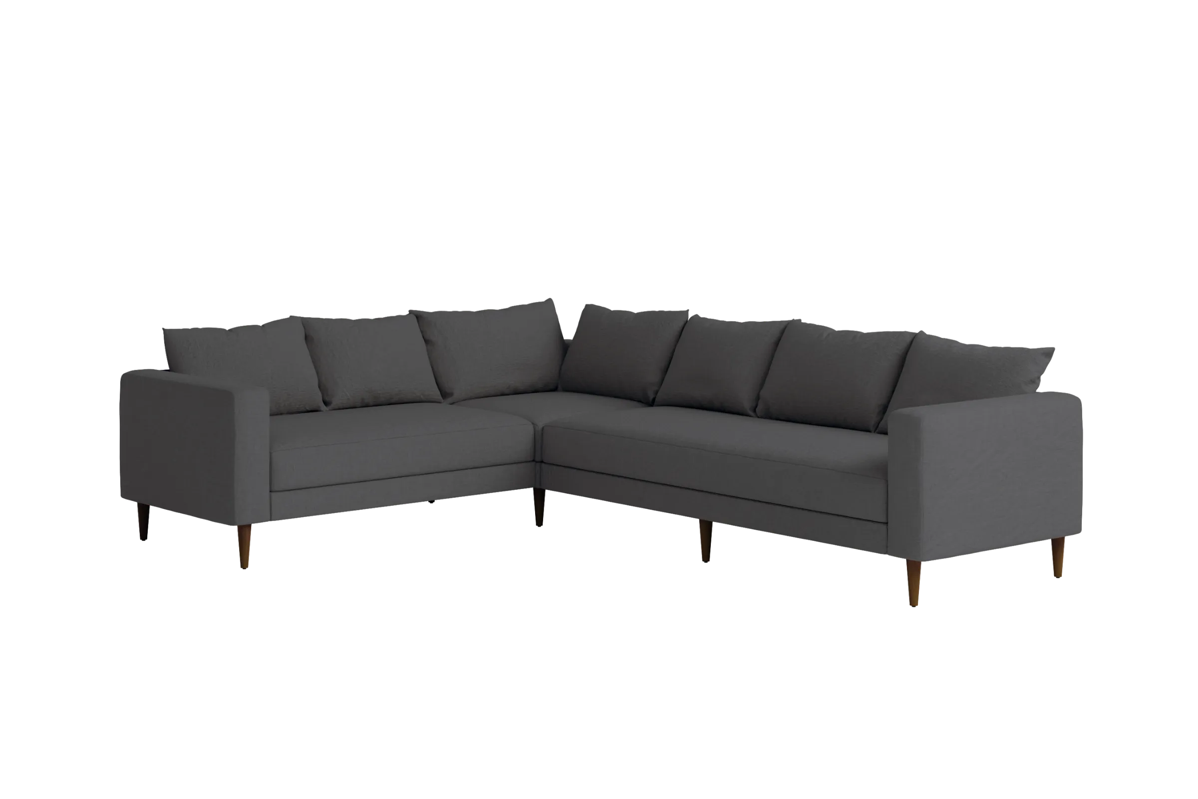The Essential Corner Sectional (6 Seat) in Hemp