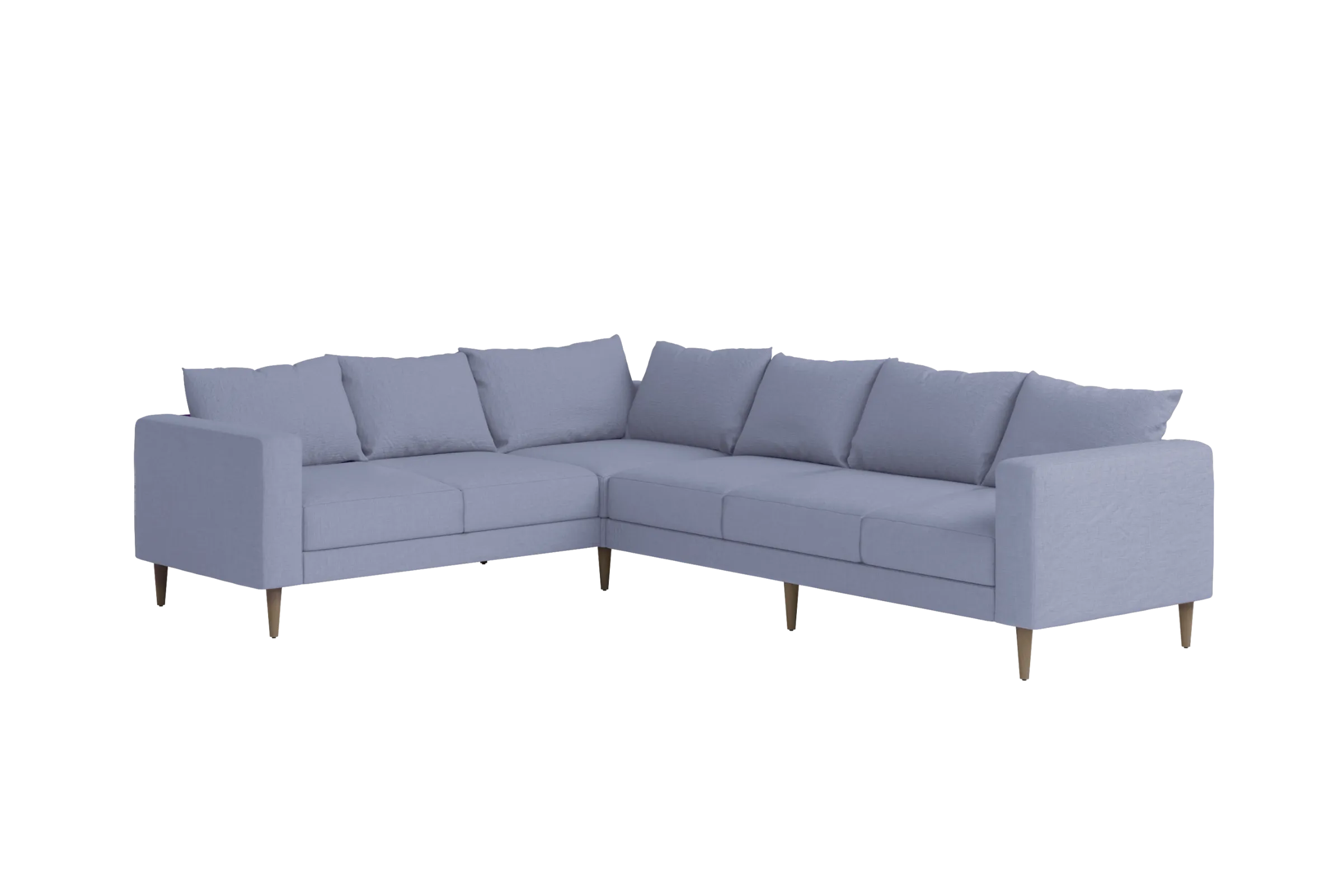 The Essential Corner Sectional (6 Seat) in Hemp