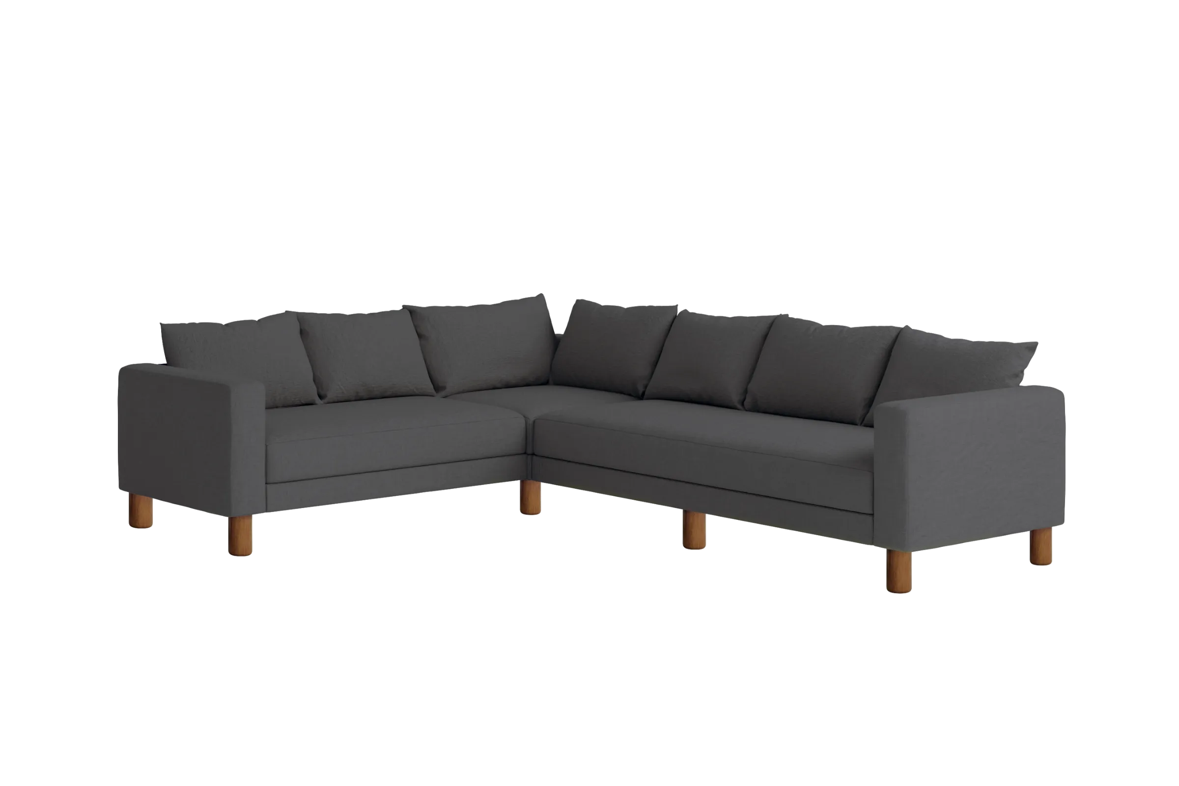 The Essential Corner Sectional (6 Seat) in Hemp