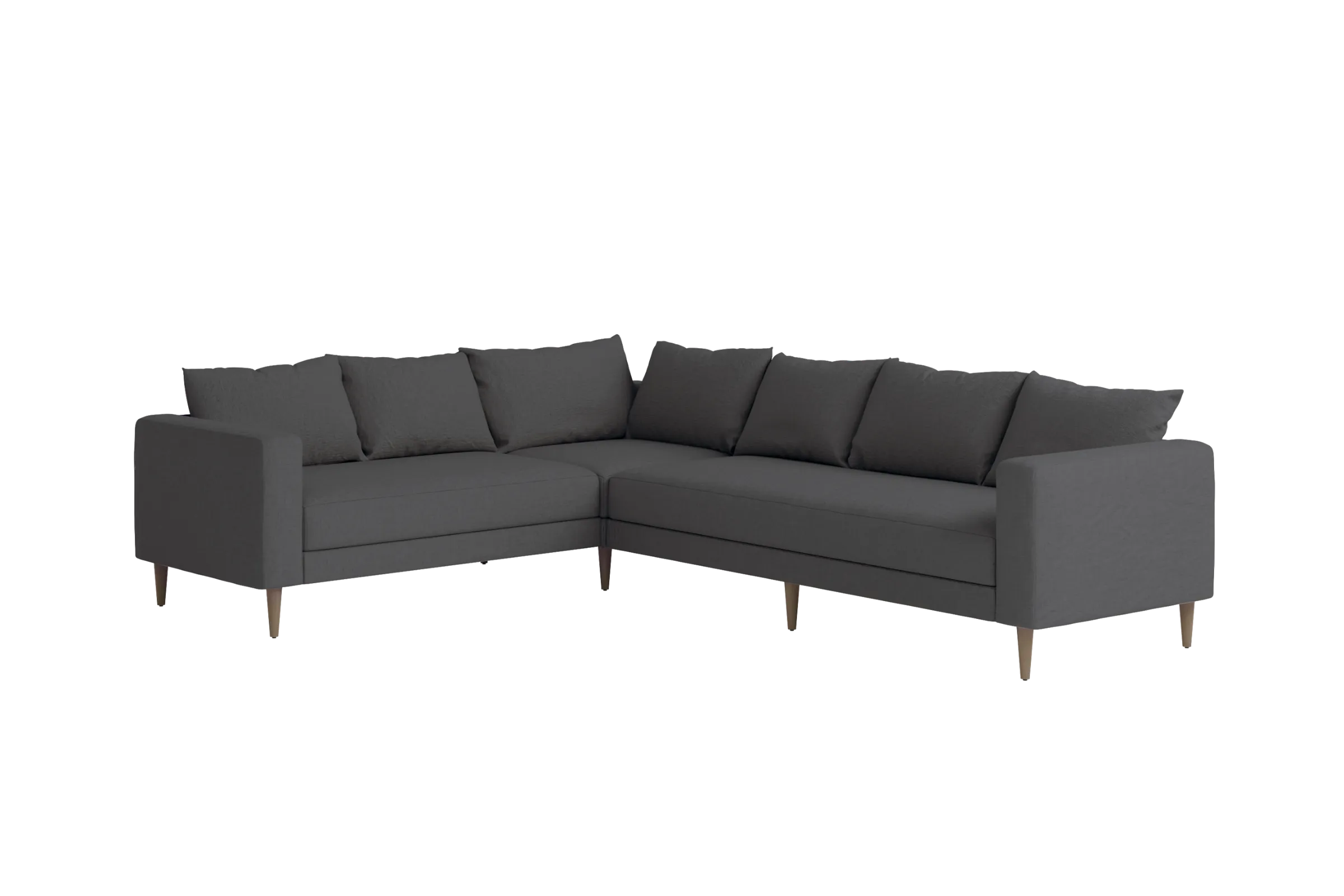 The Essential Corner Sectional (6 Seat) in Hemp