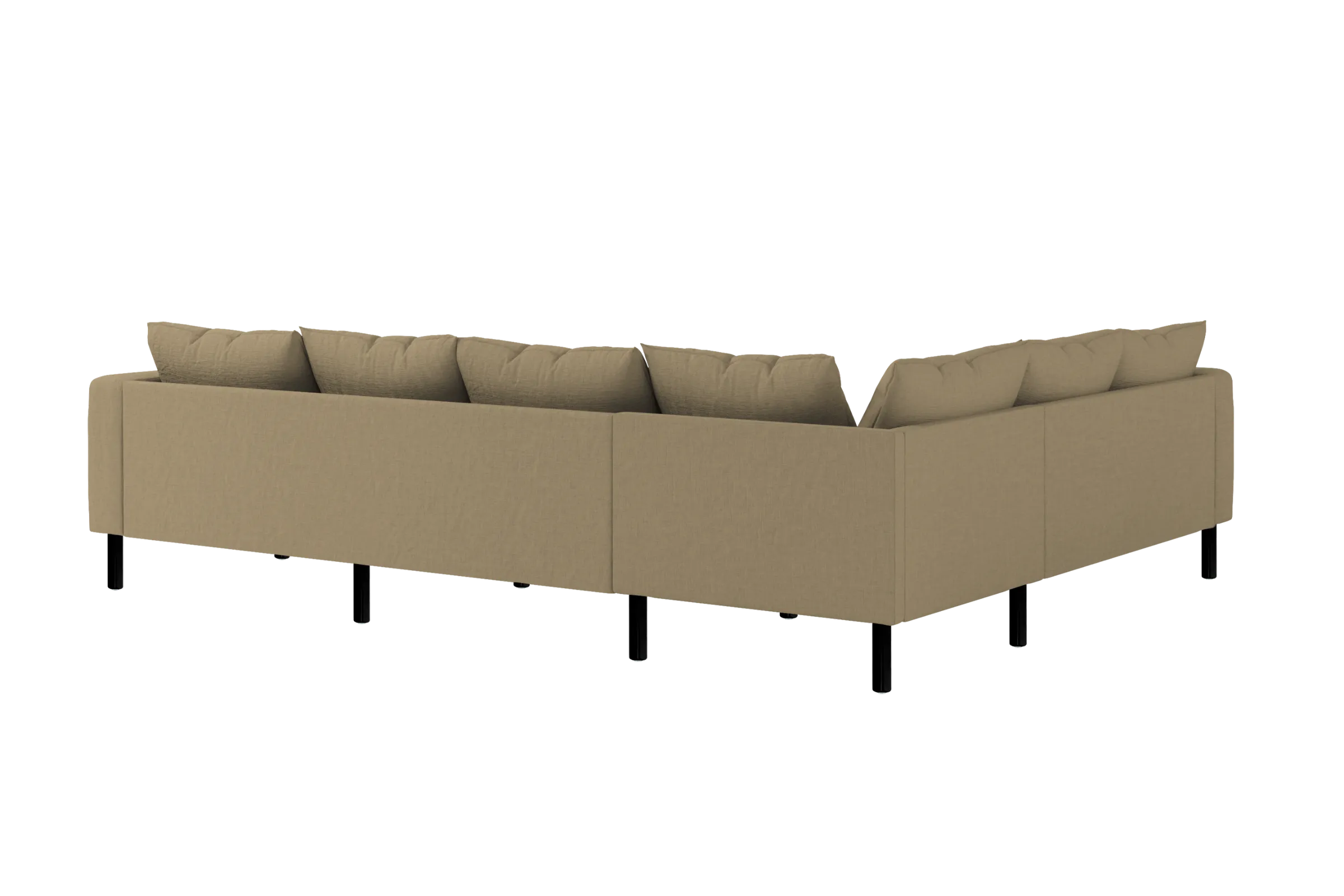 The Essential Corner Sectional (6 Seat) in Hemp