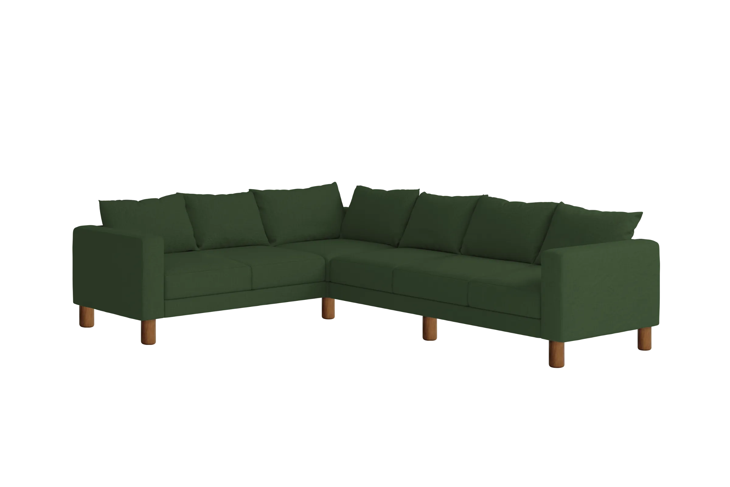 The Essential Corner Sectional (6 Seat) in Hemp