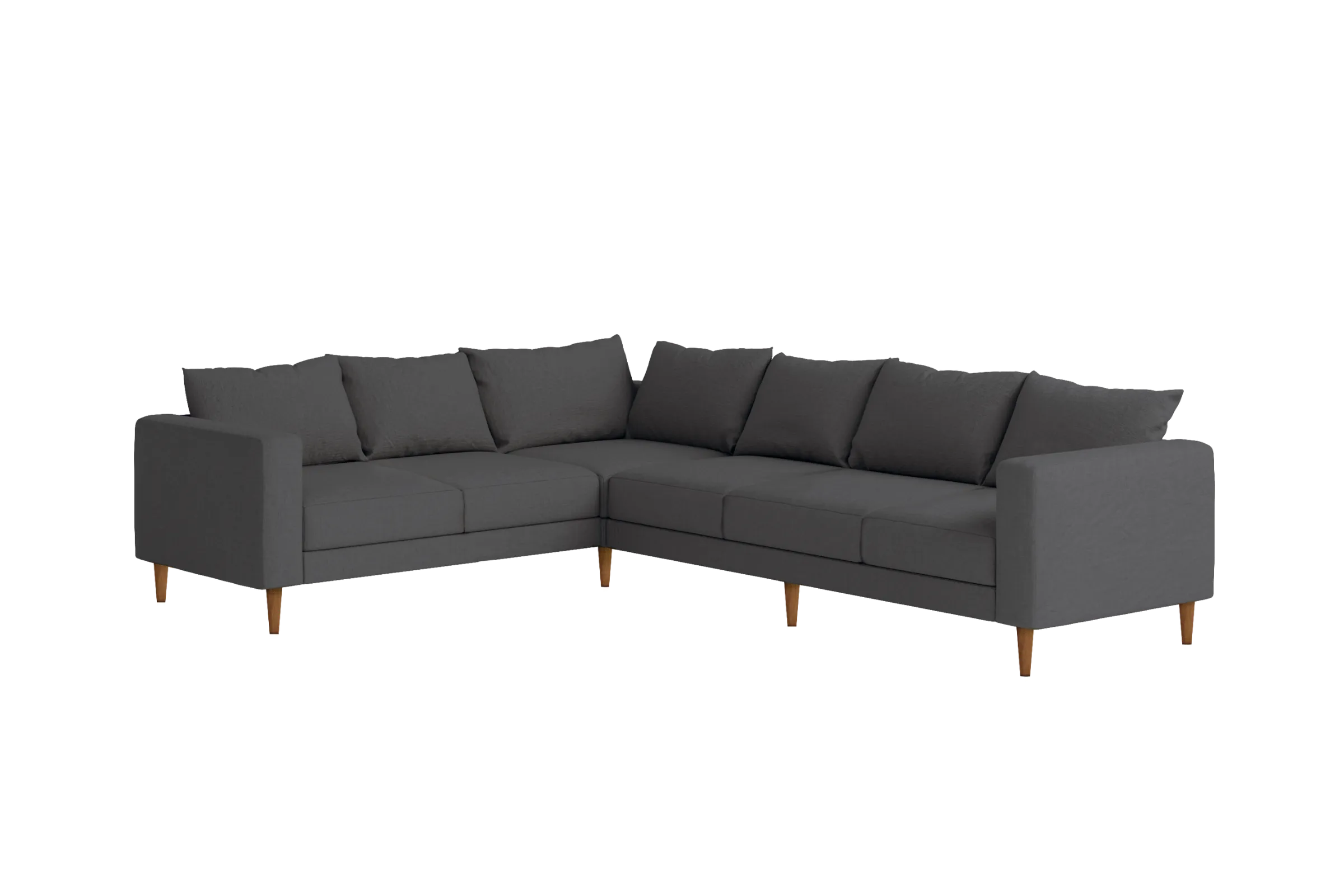 The Essential Corner Sectional (6 Seat) in Hemp