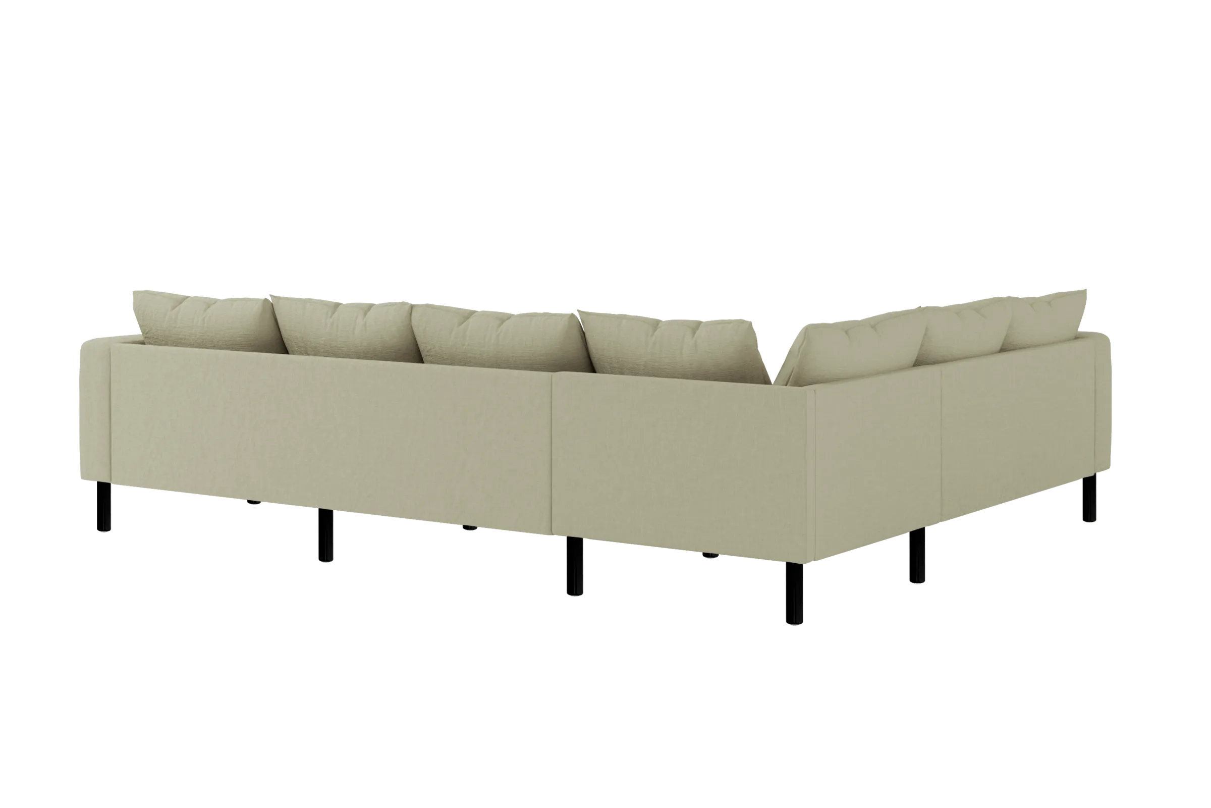 The Essential Corner Sectional (6 Seat) in Hemp