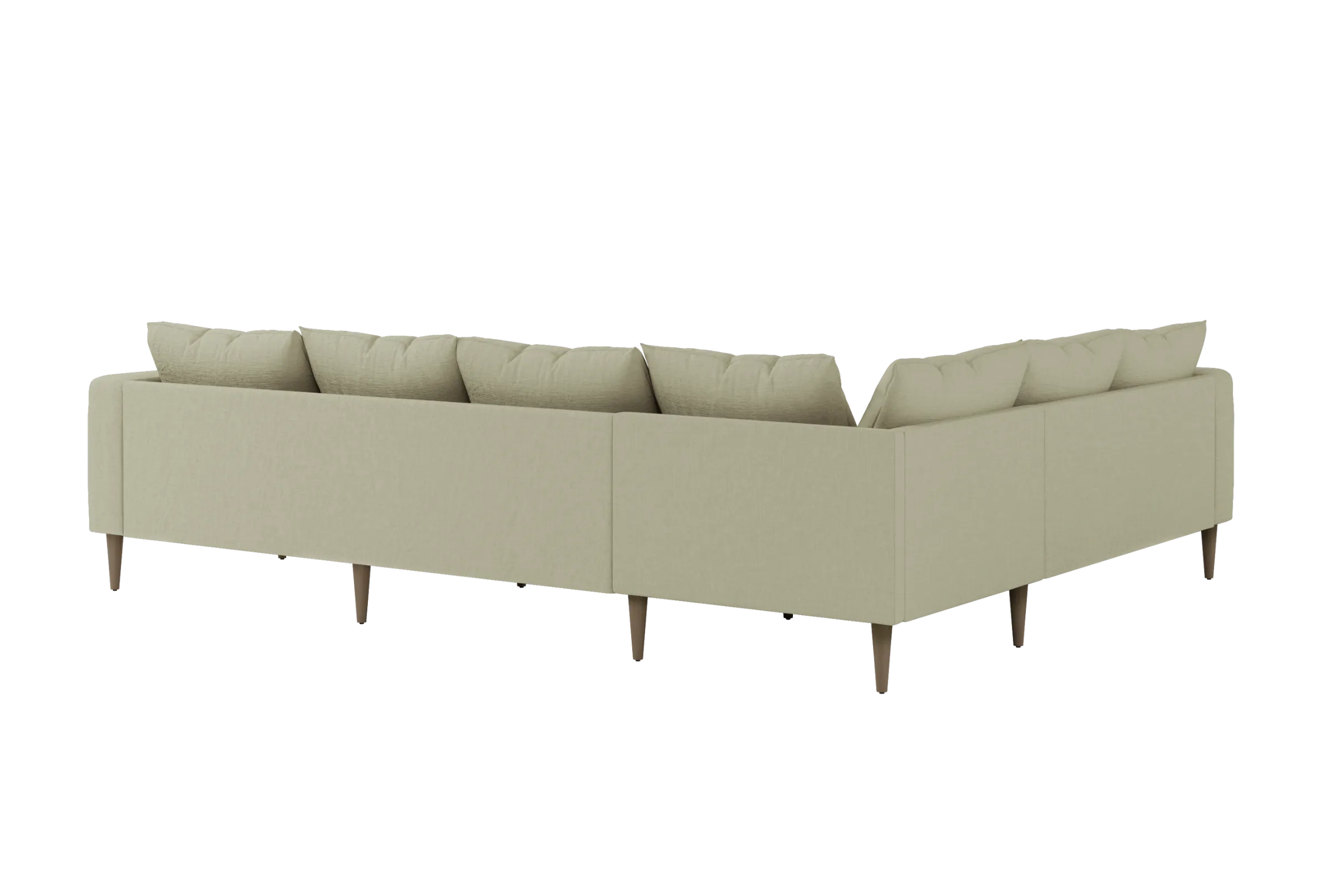 The Essential Corner Sectional (6 Seat) in Hemp