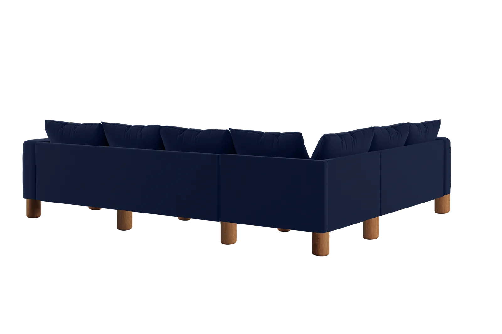 The Essential Corner Sectional (6 Seat) in Recycled Velvet