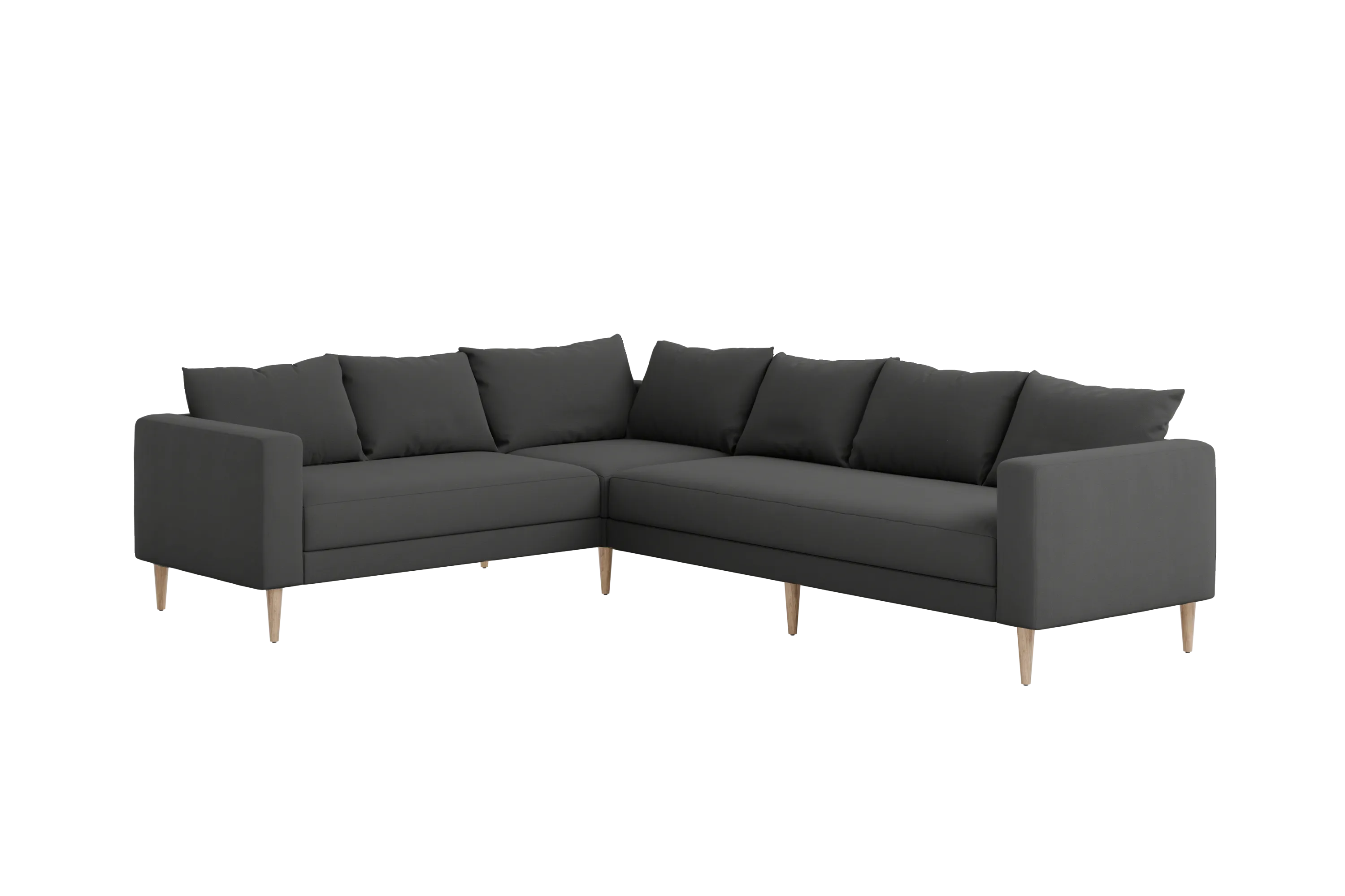 The Essential Corner Sectional (6 Seat) in Recycled Velvet