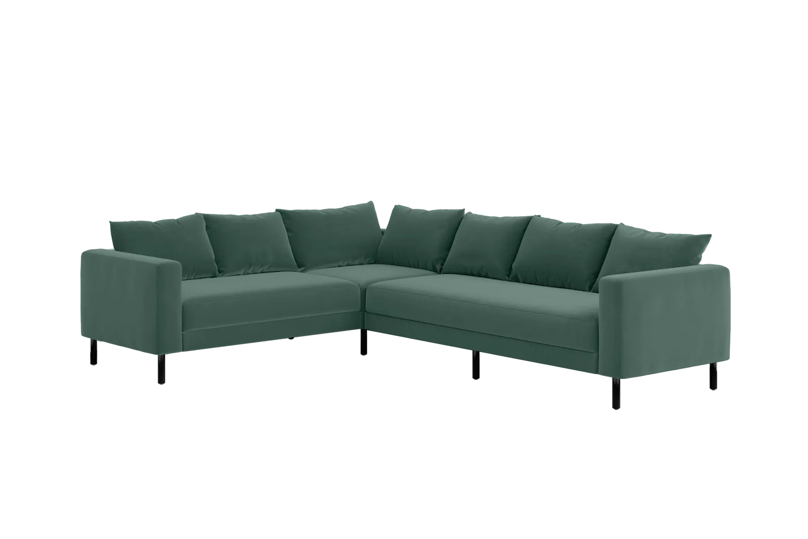 The Essential Corner Sectional (6 Seat) in Recycled Velvet