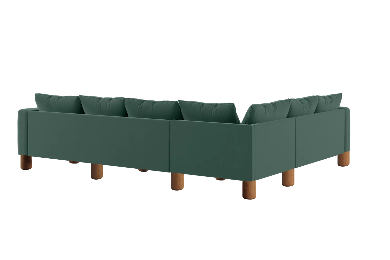The Essential Corner Sectional (6 Seat) in Recycled Velvet
