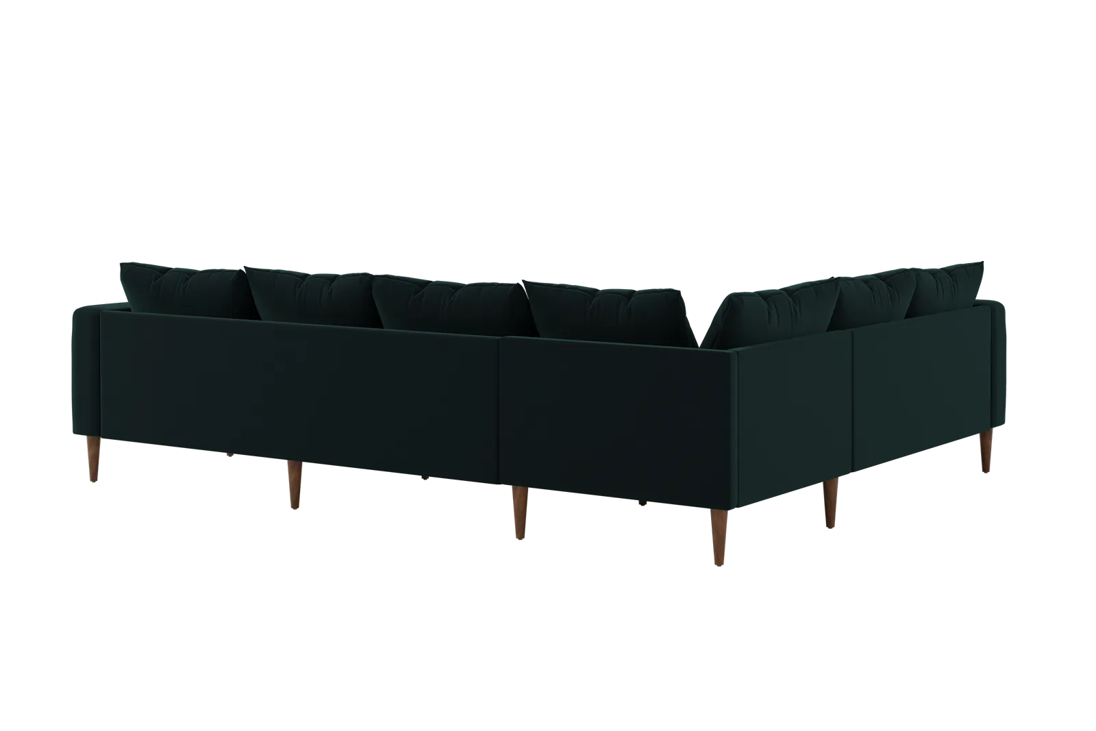 The Essential Corner Sectional (6 Seat) in Recycled Velvet
